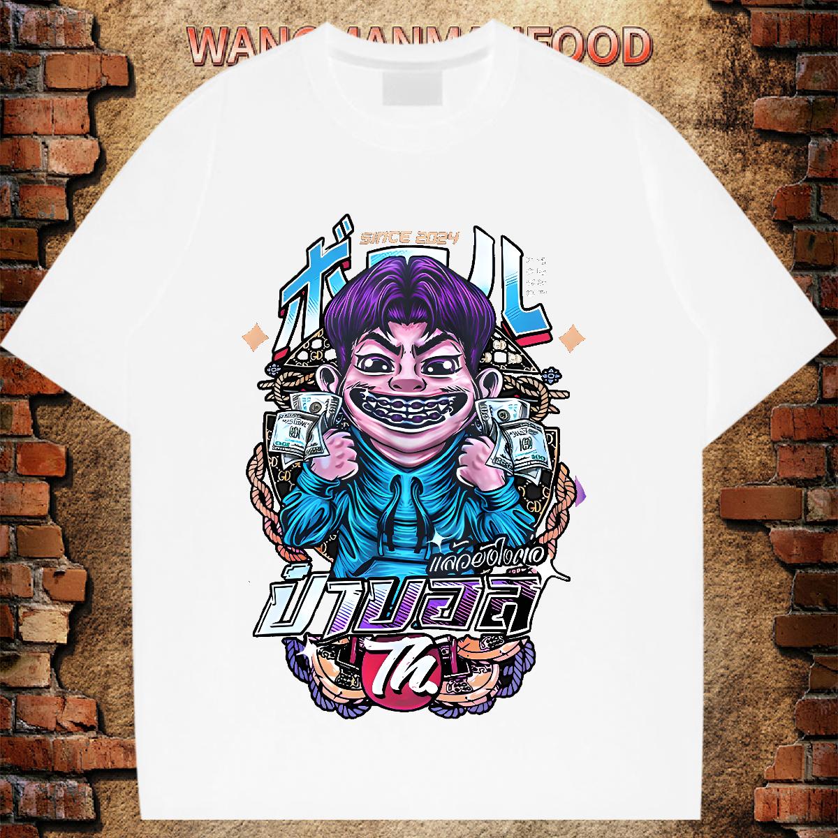 Designer Nice T shirt Breathable Crew Neck Cotton Tee Shirt Street Casual DIY Tshirt for Man Woman Customized