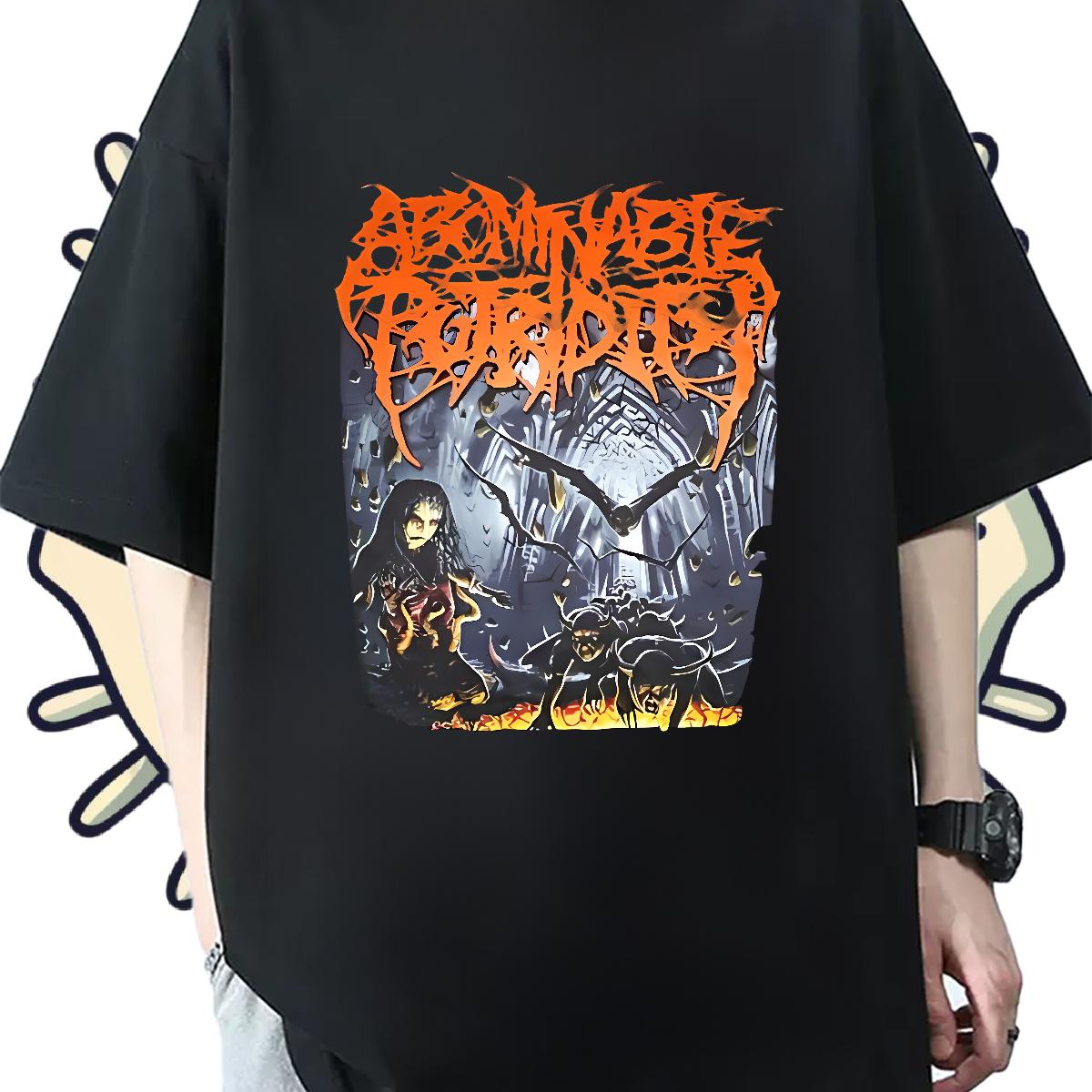 DIY T-Shirts for Men Black Oversized Hip Hop Men Tees Cotton Breathable Short Sleeve Cool