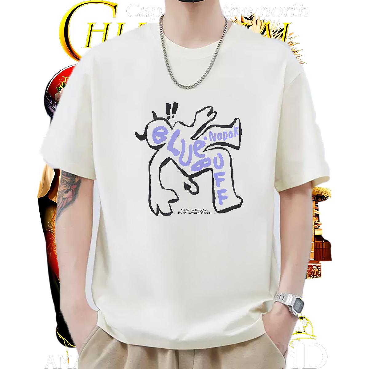 Soft Man T Shirts Home Outdoor O-Neck Short Sleeve Cotton Men Clothes T-Shirt New Arrival Customized Print Tshirts