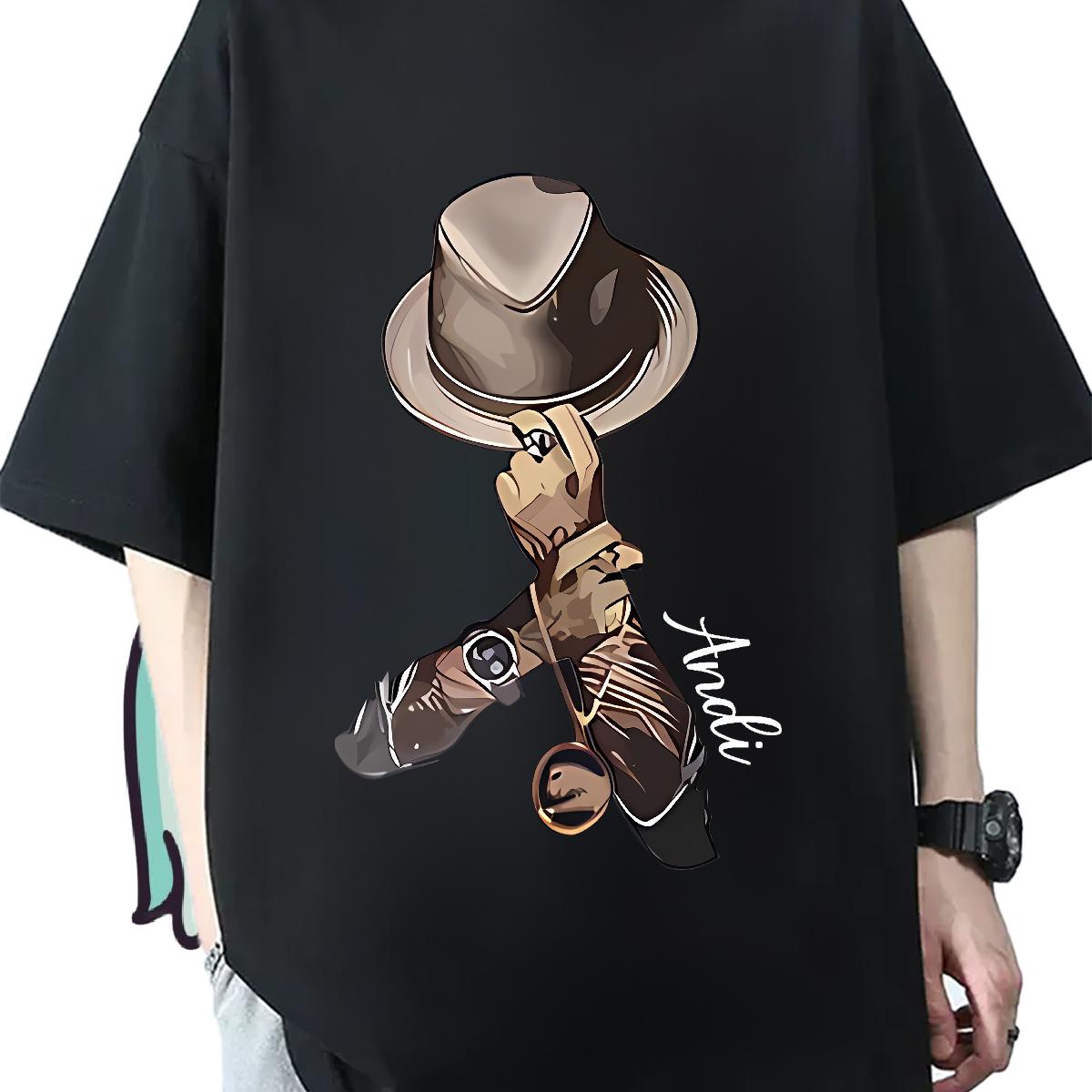 Comfortable Men Tees Cotton Breathable Street Casual T-Shirts for Men DIY Factory Direct Top Tees