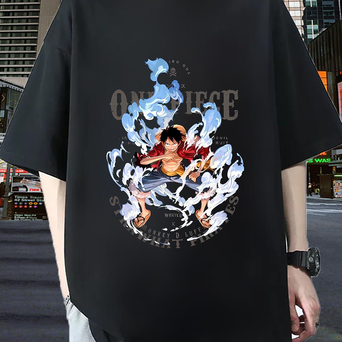 Classic T-Shirts for Men Beach O-Neck Short Sleeve Cotton Men Tops Tees DIY Custom Anime Top Tees