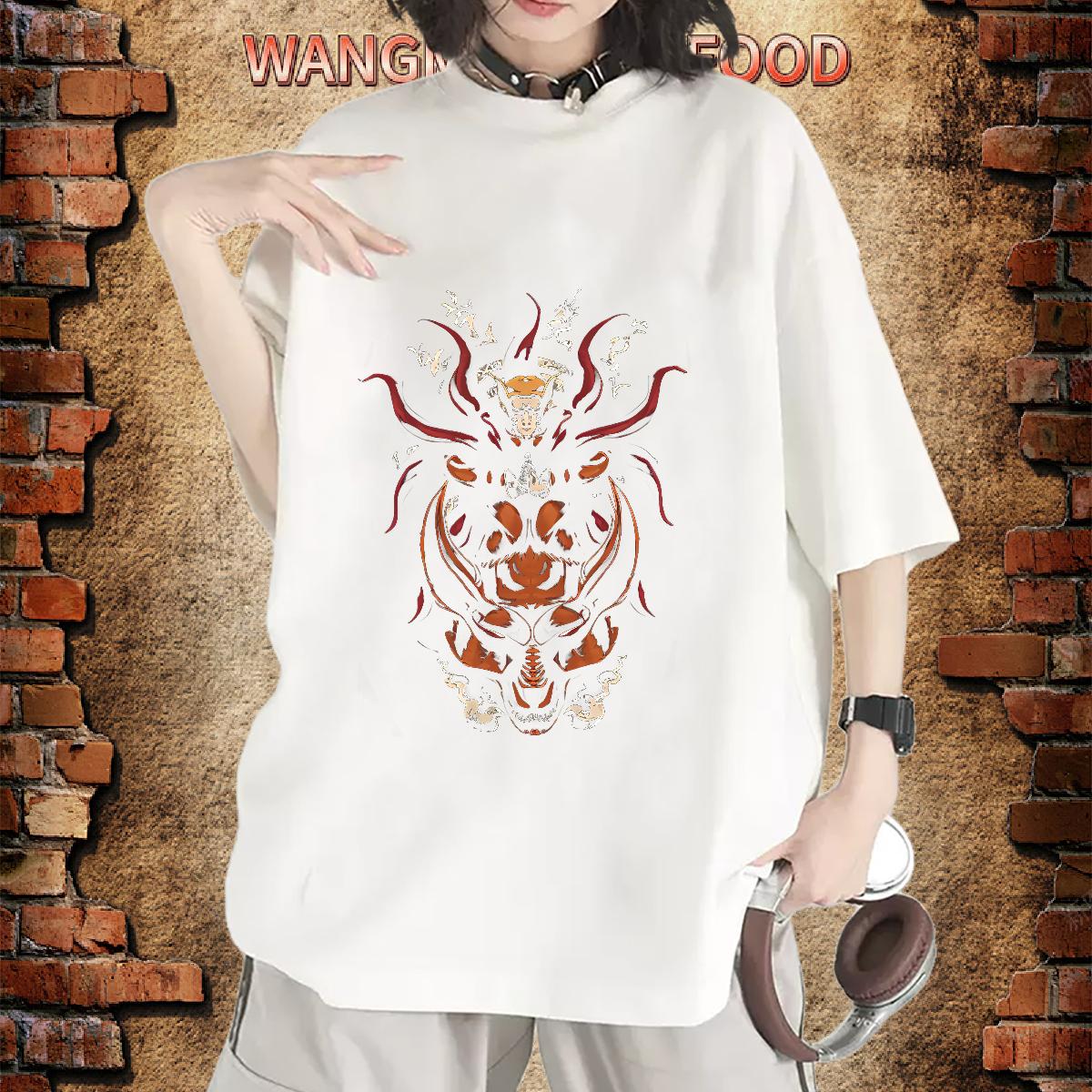 Nice Woman T Shirts Breathable Crew Neck Cotton Tee Shirt Street Casual 2024 DIY Womens Tshirts White Plus Size