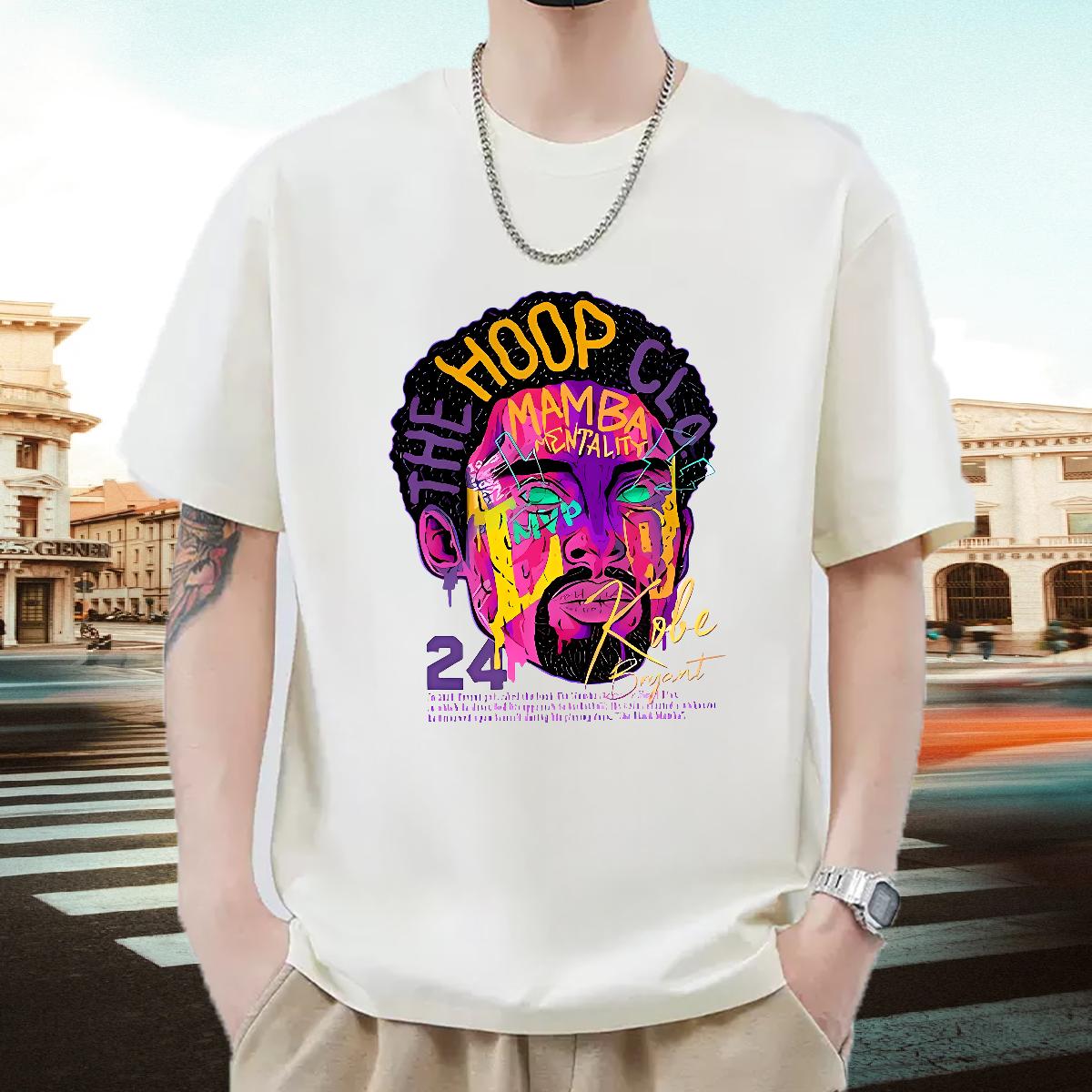 Soft T-Shirts Beach Short Sleeve Cotton O-Neck Tshirts 2024 Summer Custom Print Plus Size Polos