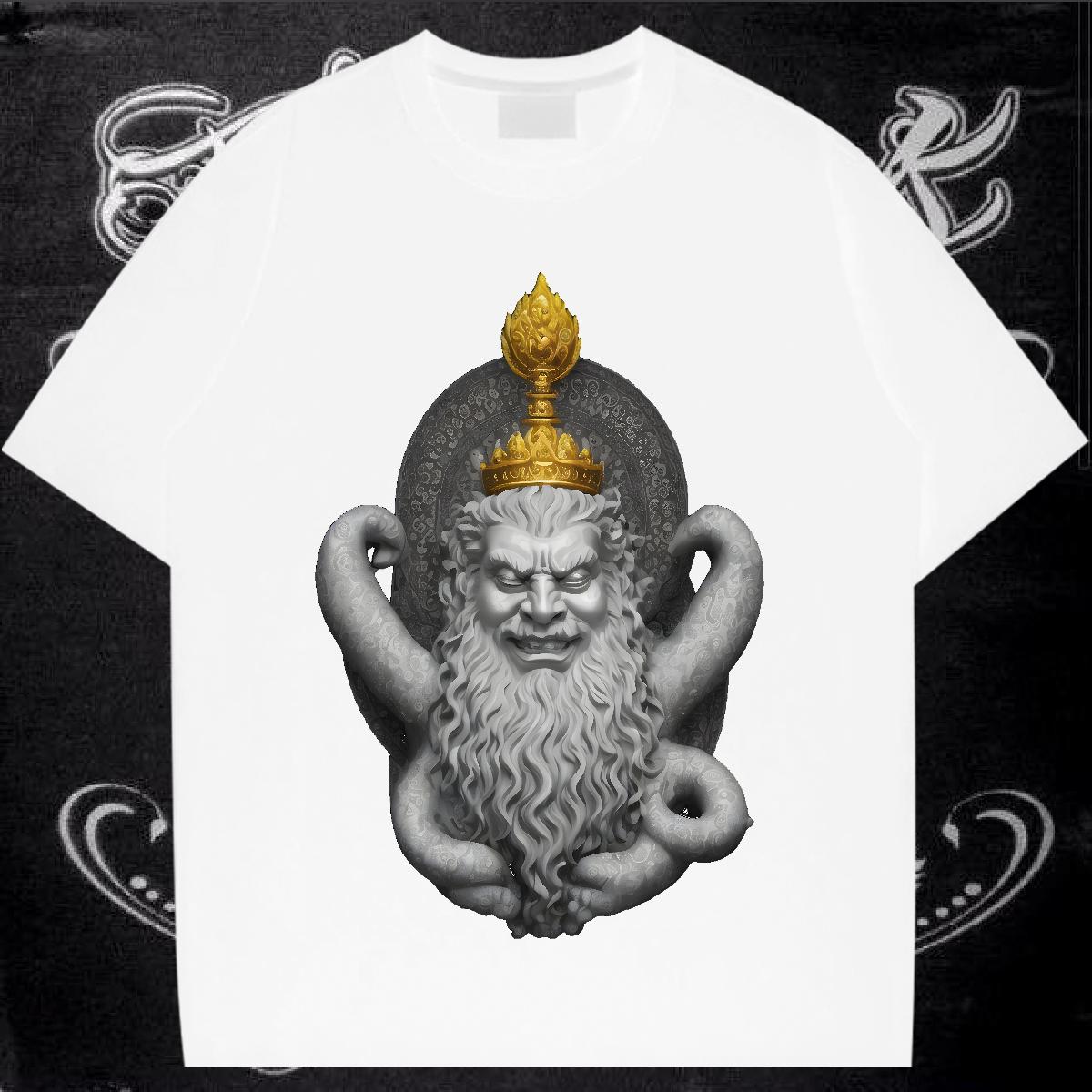 2024 New Men T Shirts DIY Printed Outdoor Men Tees Cotton Breathable Short Sleeve Cool