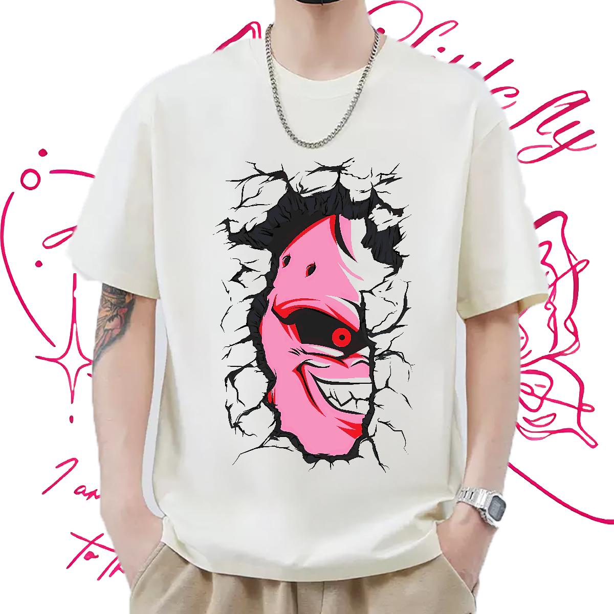 2024 T shirt DIY Anime Men Tops Tees Summer Casual Breathable Short Sleeve Popular Clothes