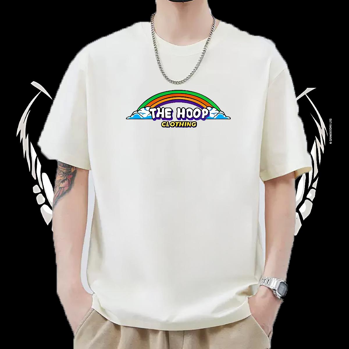 Factory Direct T-Shirts for Men White Plus Size Anime Printing Street Tshirt for Man Woman O-Neck Short Sleeve Cotton High Quality