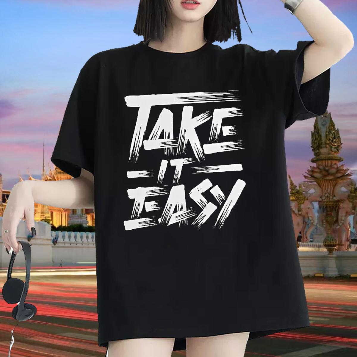 Cotton Breathable Short Sleeve T Shirt For Woman 2024 DIY Hip Hop Unisex Tshirts Custom Printing Nice Top Shirts