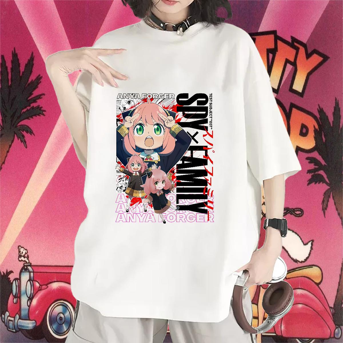 Casual New T Shirt For Woman Cotton Comfortable Home Outdoor Couples T Shirts Anime Oversized Lady Tops Tees