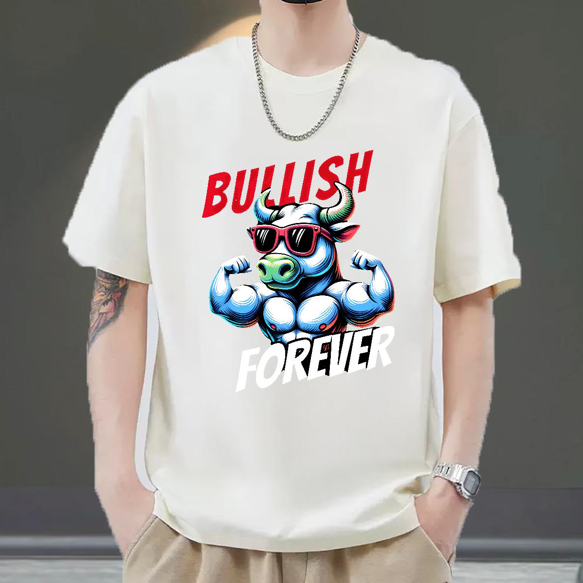 Loose Tshirts Cotton O Neck Short Sleeves Hip Hop Street Man T Shirts Cartoon Print 2024 Summer Top Tees