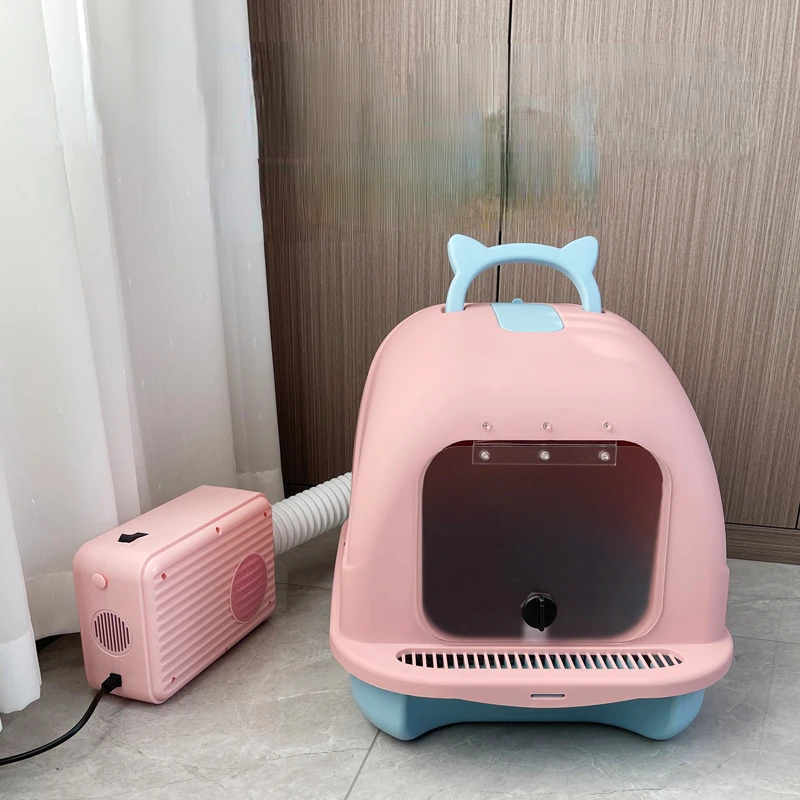 Pet Hair Dryer for Cats and Dogs, Quick Drying Box, Ultra Silent Dog Hair Dryer, Intelligent Temperature Control