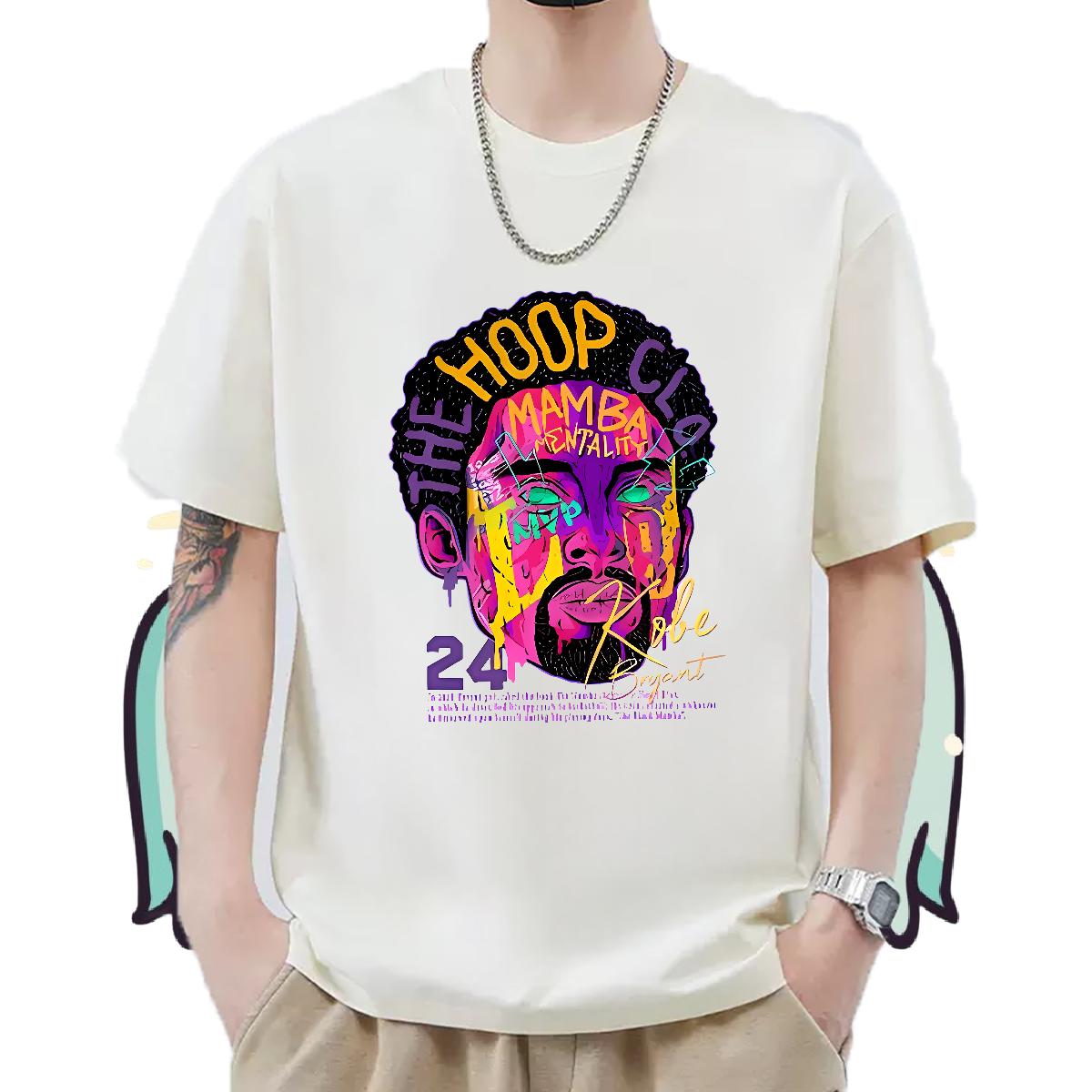 Wholesale Mens T Shirts Daily Wear Breathable Short Sleeve Men Clothes T-Shirt Fashion Casual Anime Print Tees Shirts