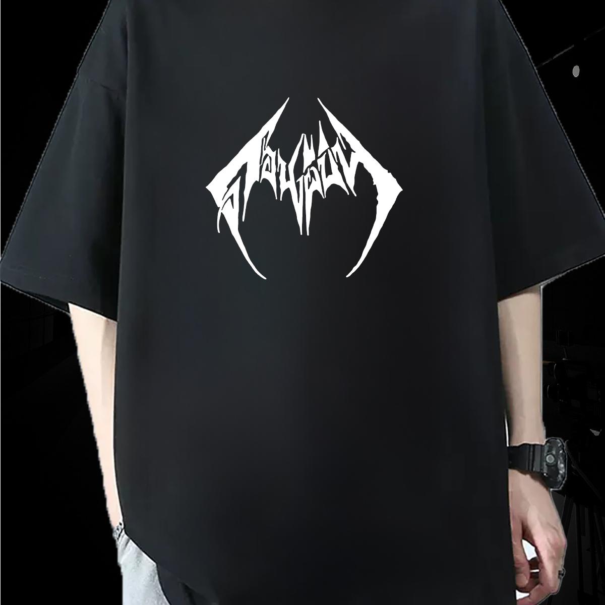 New T-Shirts Custom Print Plus Size Daily Outfit Men Tees Breathable Crew Neck Soft