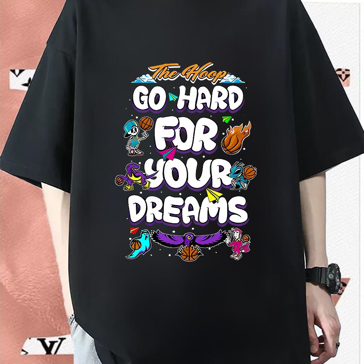 Comfortable Men Tops Tees Breathable Crew Neck Outdoor T-Shirts for Men Graphic DIY Tshirts