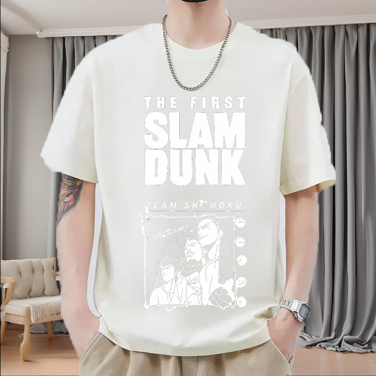 Loose Fit Mens Tshirts Breathable Short Sleeve Home Outdoor Man T Shirts Floral Print DIY Clothings