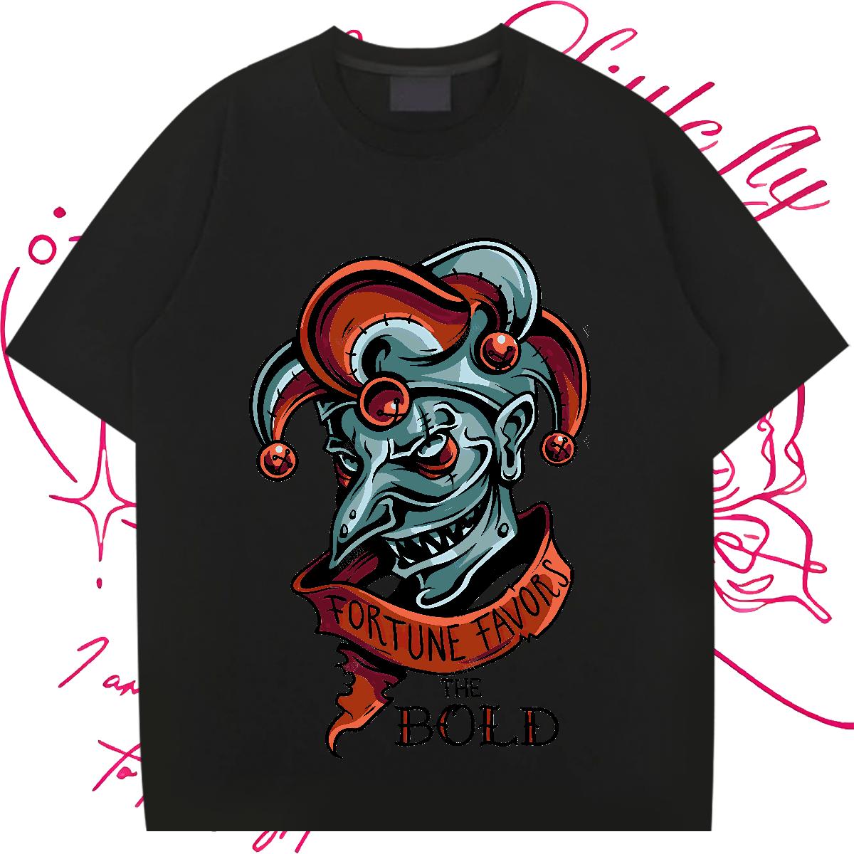 New Designer T Shirt For Man Custom Cartoon Casual Daily Wear Men Tees 180g Cotton Comfortable