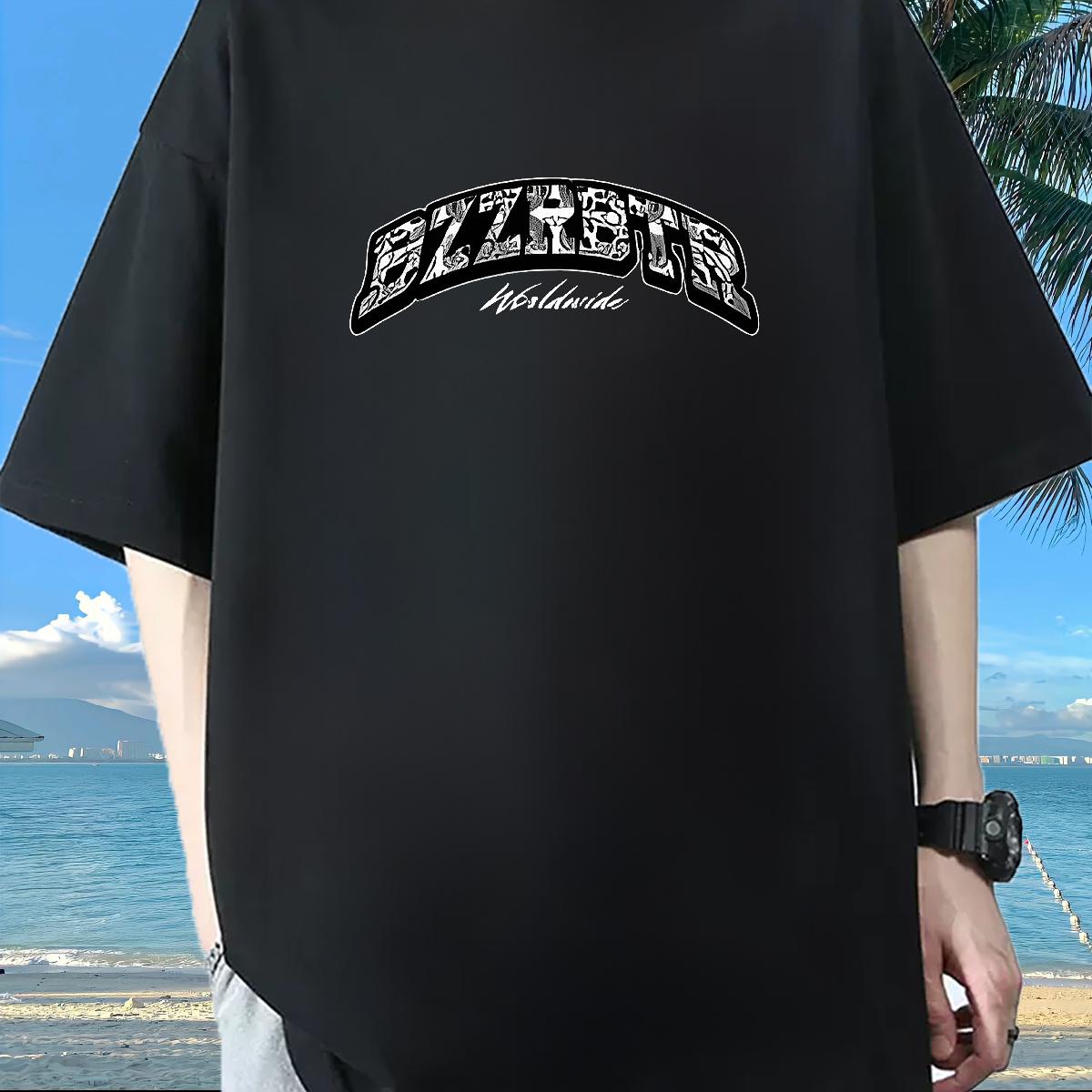 2024 Summer T Shirts Men Custom Print Plus Size Home Outdoor Tshirts Cotton Breathable Soft High Quality