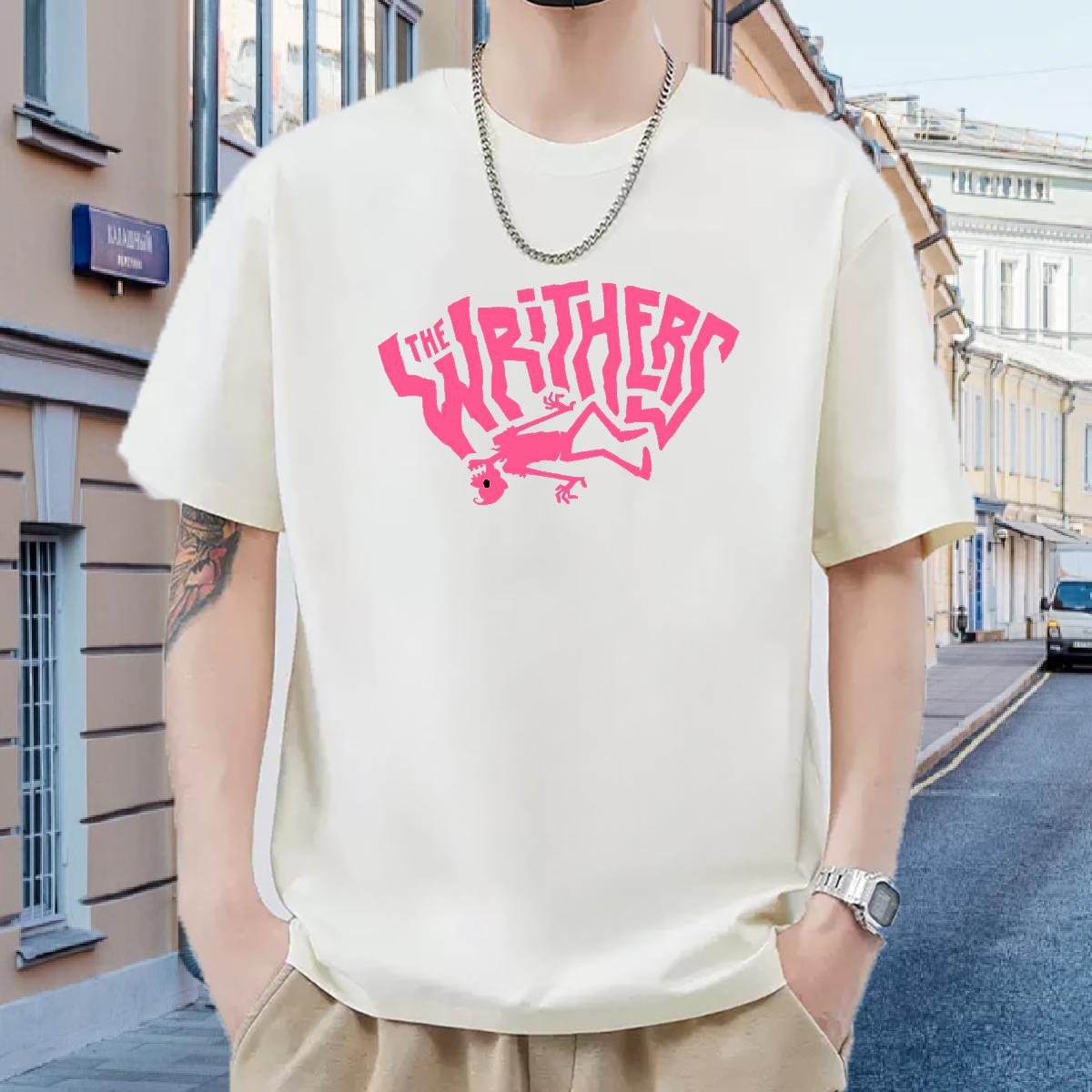 5A Men Tops Tees Breathable Short Sleeve Casual T-Shirts DIY Printed Custom Tees Shirts