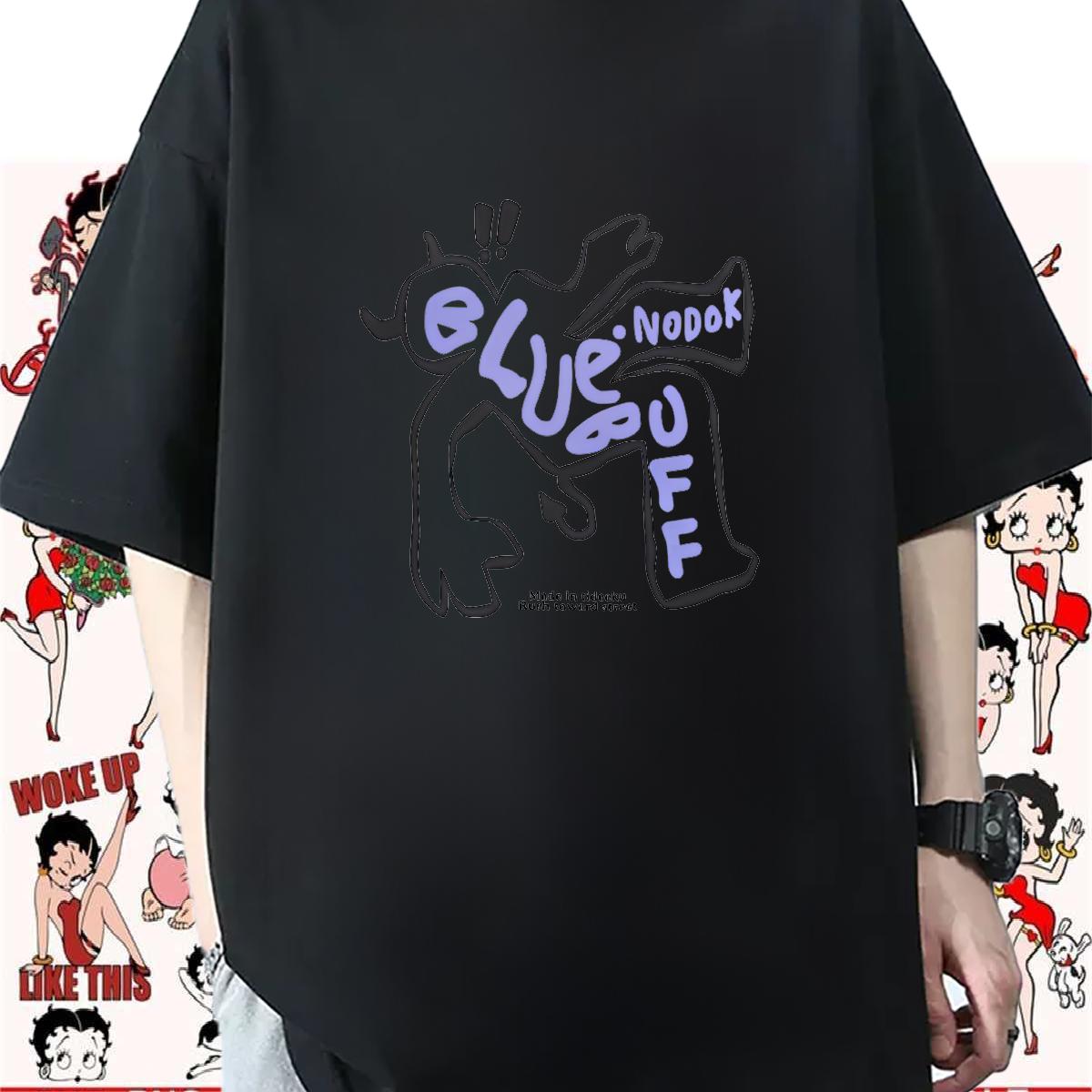 5A T-Shirts Hip Hop Street Cotton O Neck Short Sleeves Men Tees 2024 New Custom Printed Top Tees