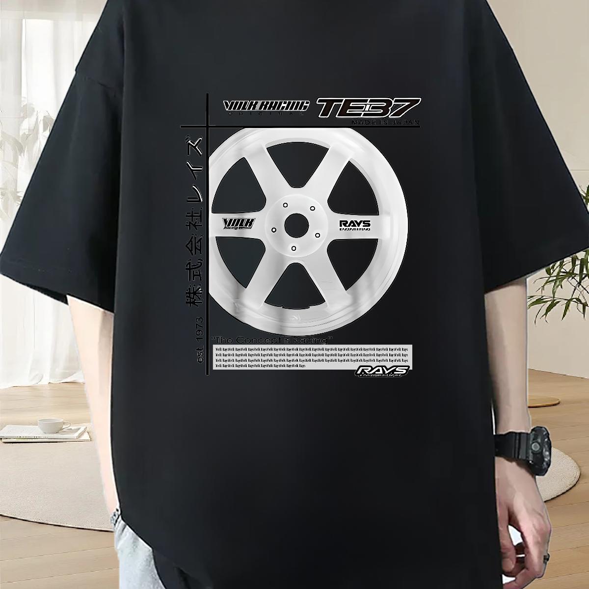 Casual New T Shirt For Man Customized Print Sport Tshirts Cotton O Neck Short Sleeves Loose