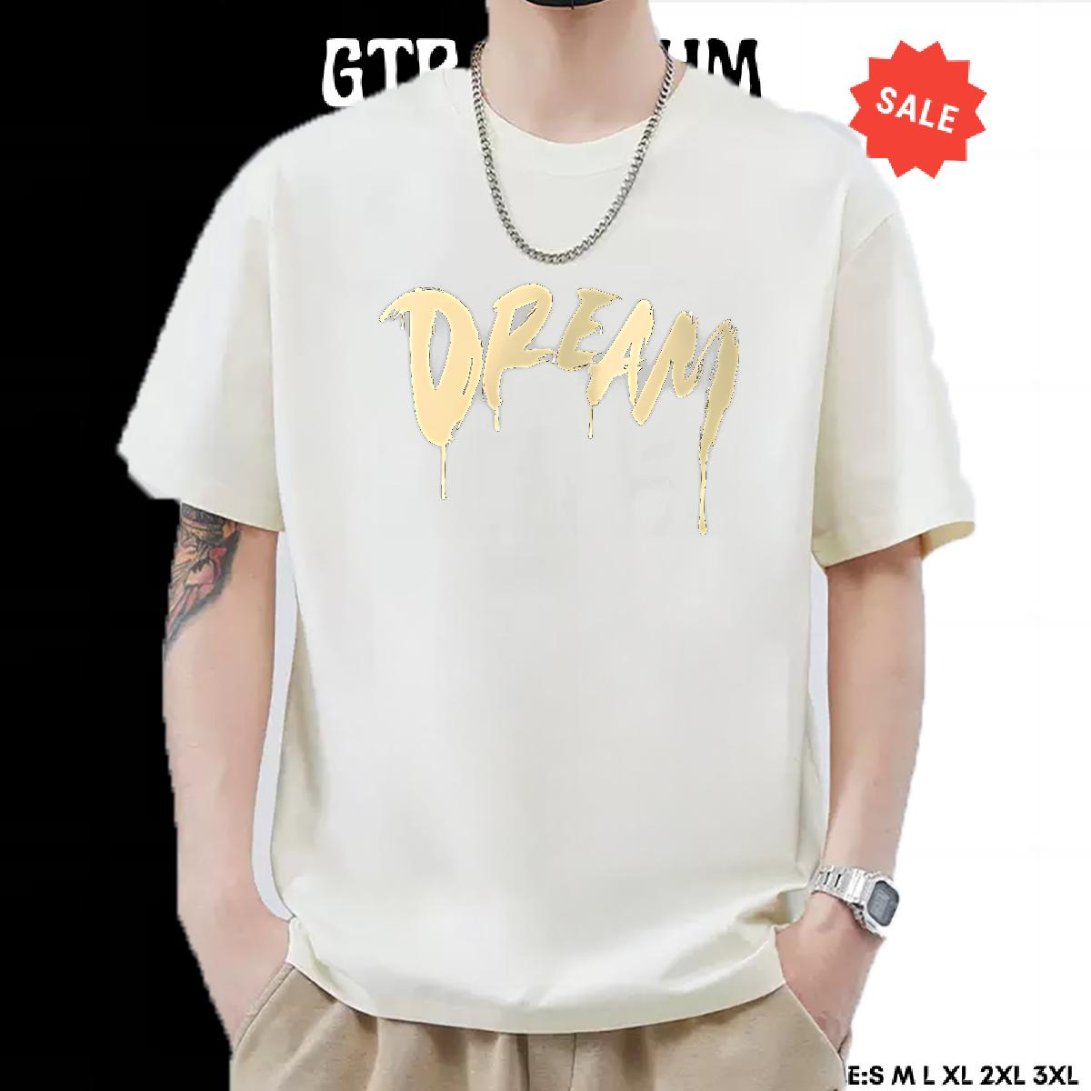 DIY Customized T-Shirts for Men Custom Cartoon Casual Daily Wear Tshirt for Man Woman 180g Cotton Designer