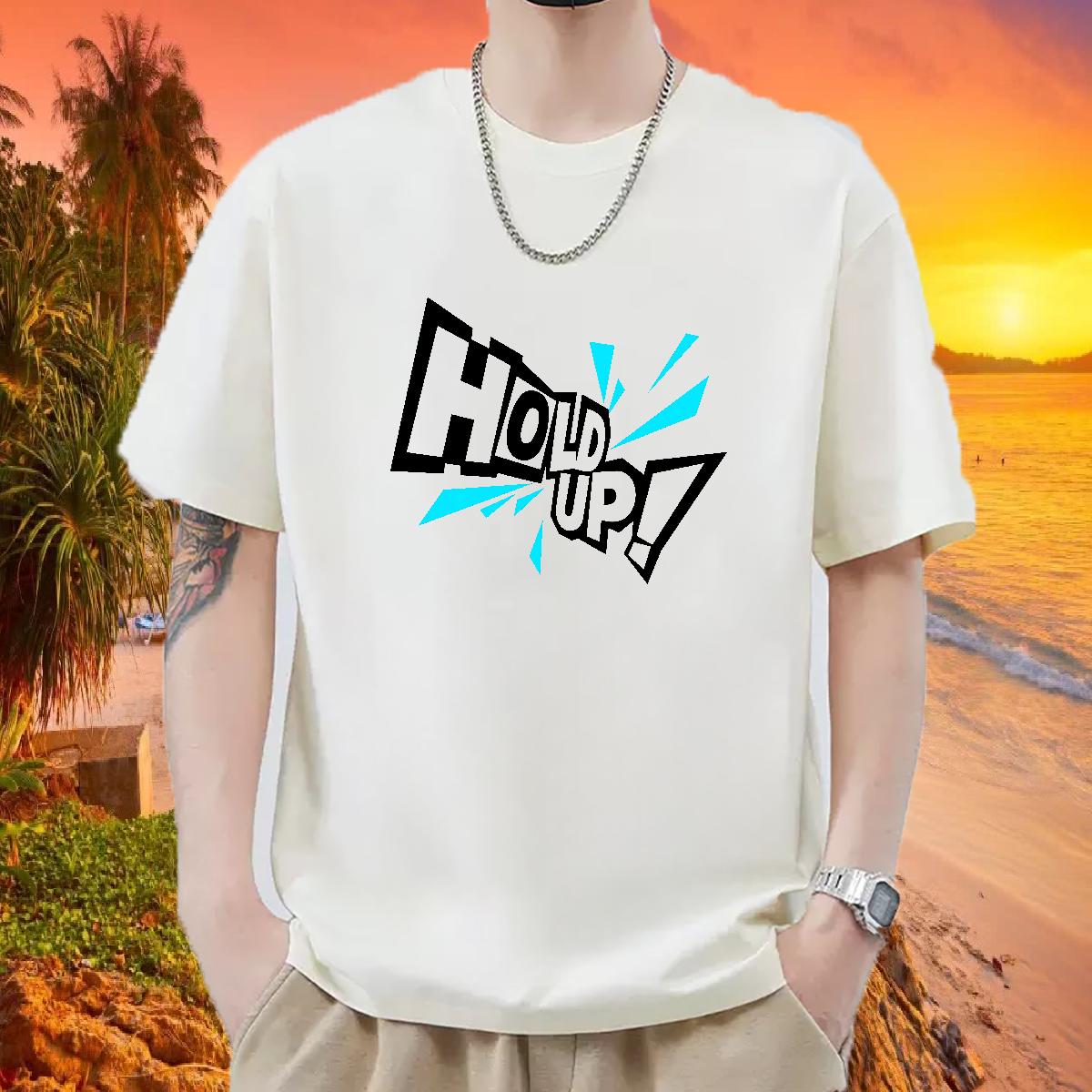 Fashion Casual T Shirts Men Cartoon Printing S-3XL Casual Beach Men Clothes T-Shirt Short sleeve Cotton Soft High Quality