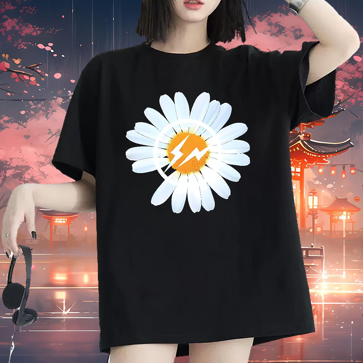 Stylist Woman T Shirts Cotton Comfortable Sports Casual Lady T shirt Custom Printed Nice Top Shirts