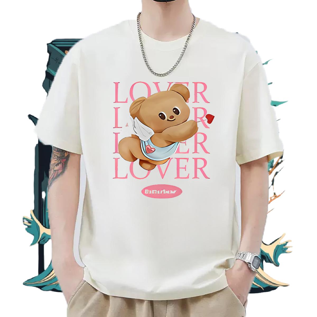 Designer Tshirt for Man Woman Cotton O Neck Short Sleeves Daily Outfit T Shirt For Man Customized Print DIY Customized Wear