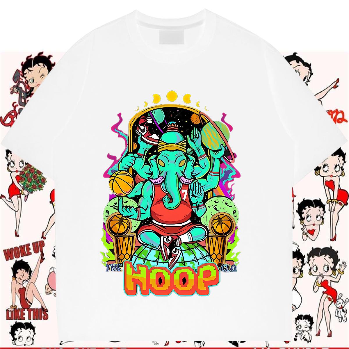 Cool Mens Tshirts Breathable Crew Neck Cotton Anime Printing Street T-Shirts for Men Custom Brand Tops Tees