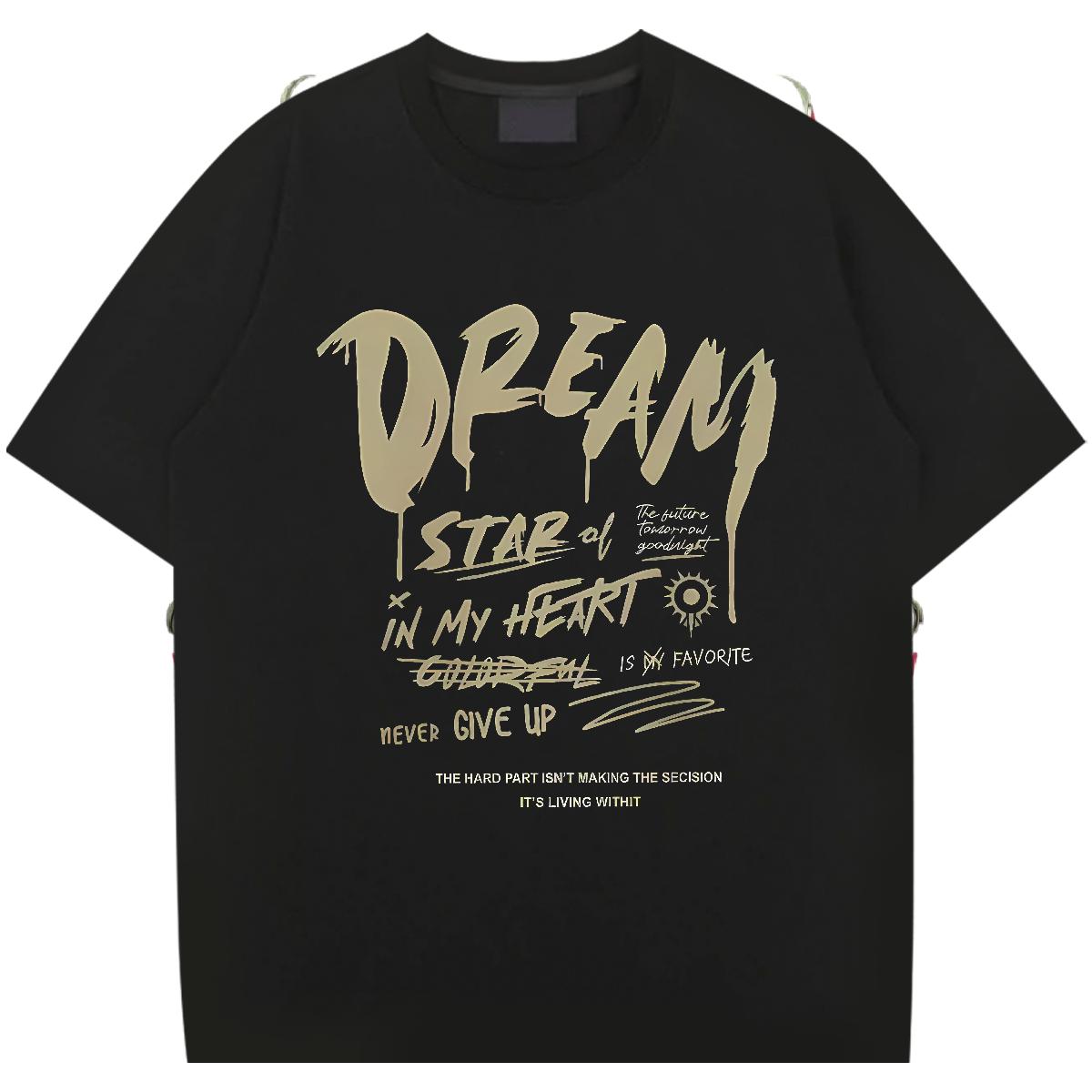 Fashion Mens T Shirts Breathable Crew Neck Hip Hop Couples T Shirts DIY Logo Cool Tops Shirt