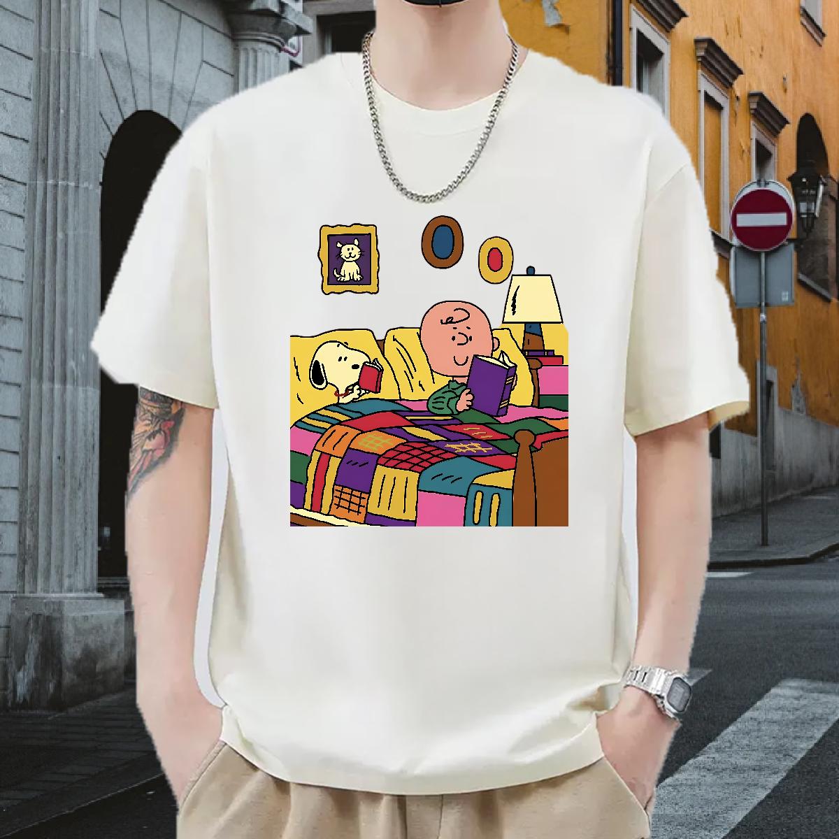 DIY T Shirt For Man Black Oversized Summer Casual Men Clothes T-Shirt Breathable Crew Neck Designer