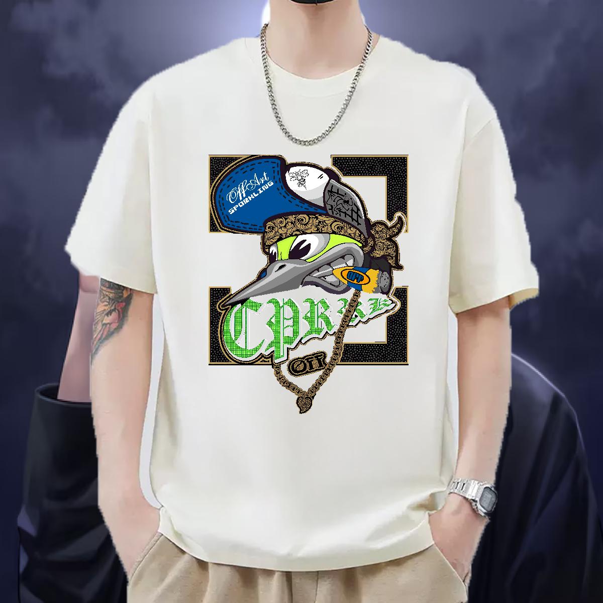 DIY Customized Mens T Shirts Custom Anime Spring Summer Men Clothes T-Shirt Cotton Breathable Short Sleeve Unisex