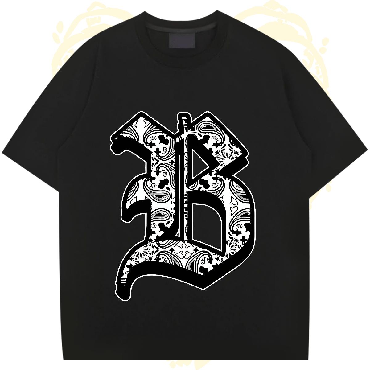 2024 Designer T Shirts Men Custom Printed Tshirts Sports Casual Crew Neck Cotton Breathable Wholesale Tees