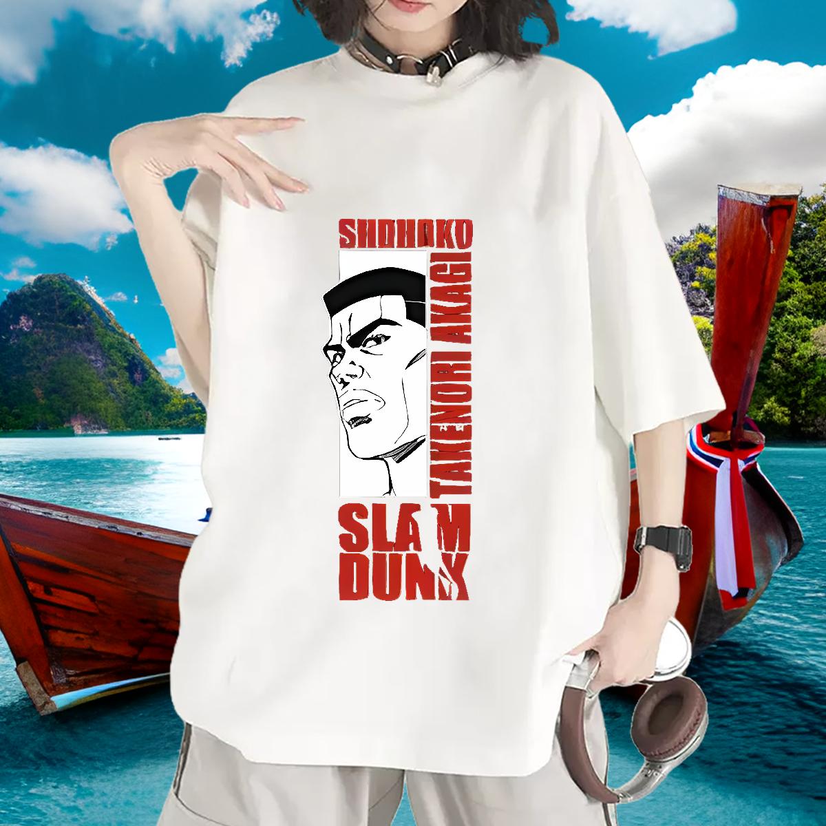 DIY T shirt Crew Neck Cotton Breathable Anime Print Tees Hip Hop Street Popular Tshirt for Man Woman