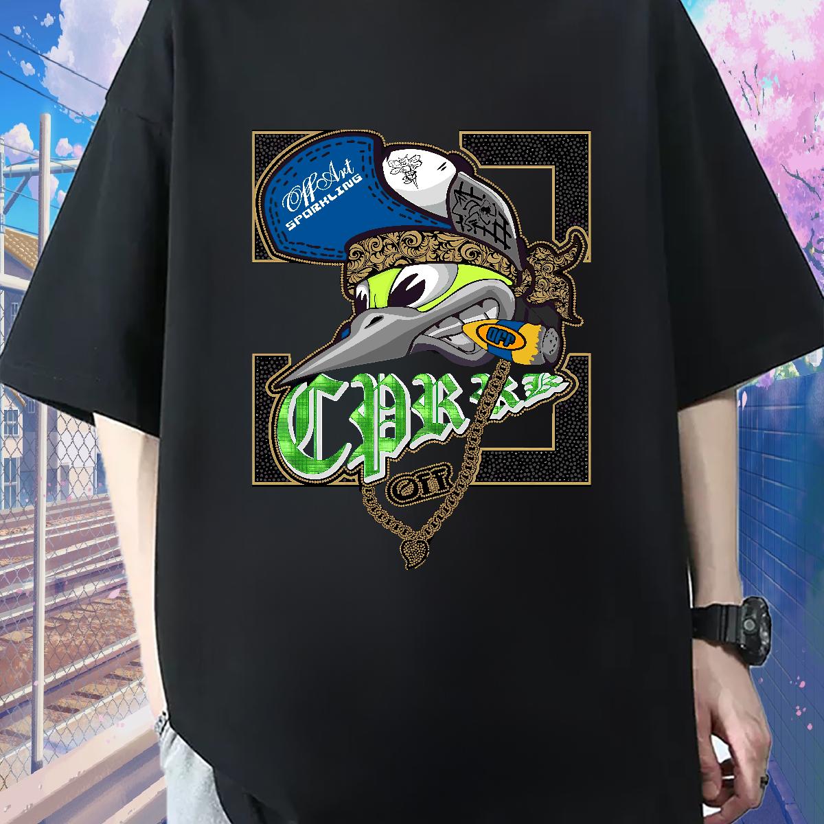 Classic T-Shirts for Men Skull Casual Daily Wear Tshirt for Man Woman Cotton Breathable Short Sleeve Soft