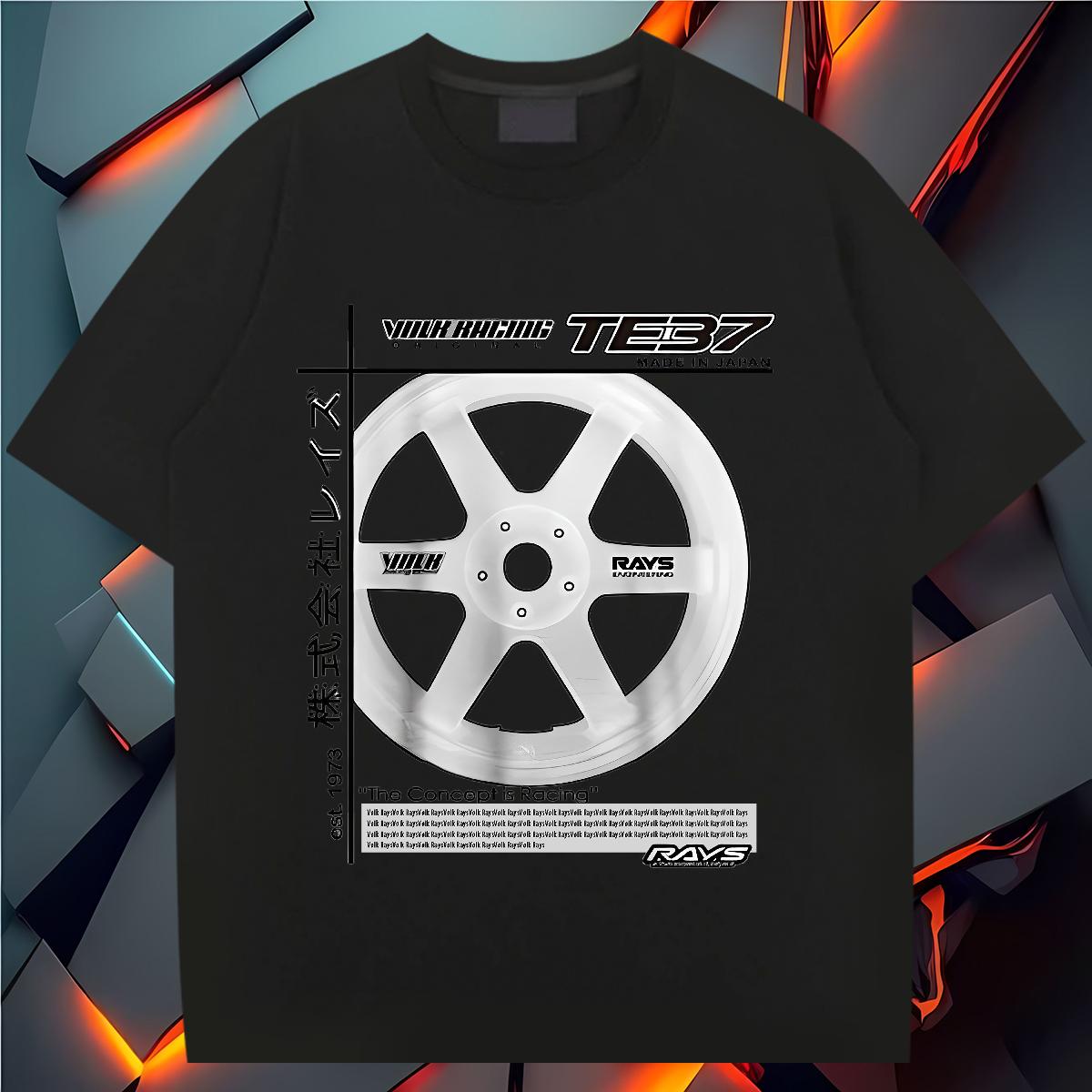 2024 New Men T Shirts DIY Printed Tshirts Street Casual Crew Neck Cotton 5A Tops Tees