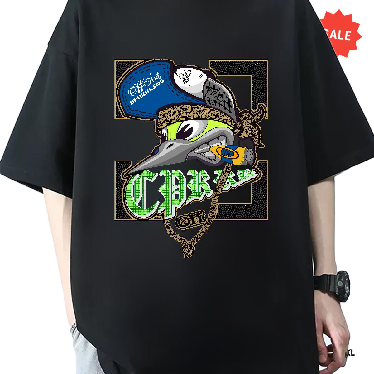 Fashion Design T-Shirts for Men White Plus Size Home Outdoor Tshirt for Man Woman Crew Neck Cotton Breathable Designer