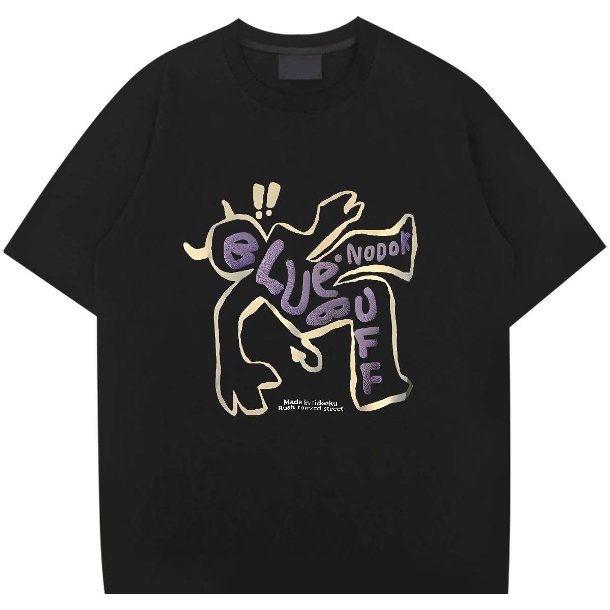 Factory Direct Men T Shirts Custom Anime Men Tops Tees Daily Wear Crew Neck Cotton Breathable 5A Top Tees