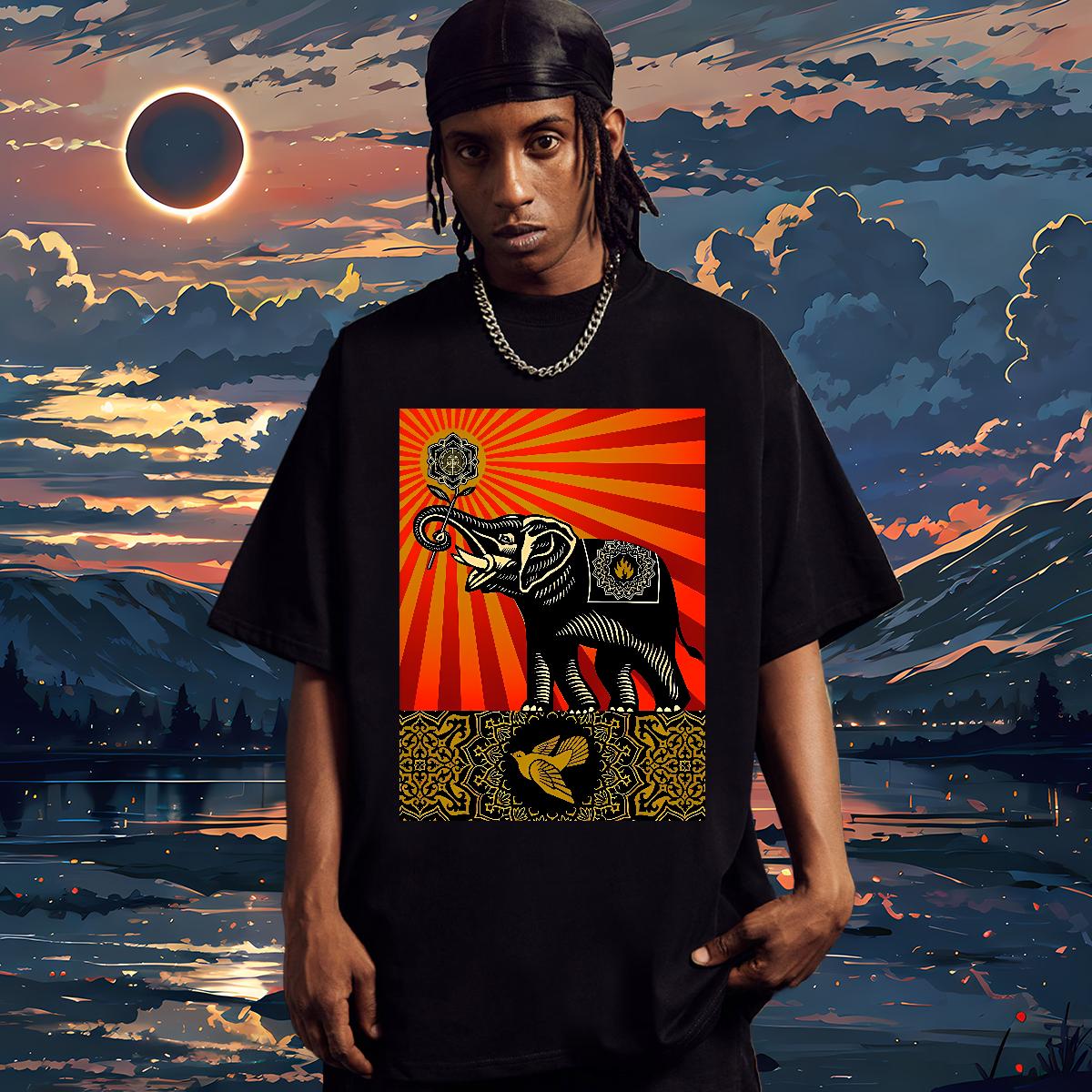 Cool T-Shirts for Men Anime Printing Street Crew Neck Cotton Breathable Couples T Shirts Designer Fashion Custom Cartoon Wear