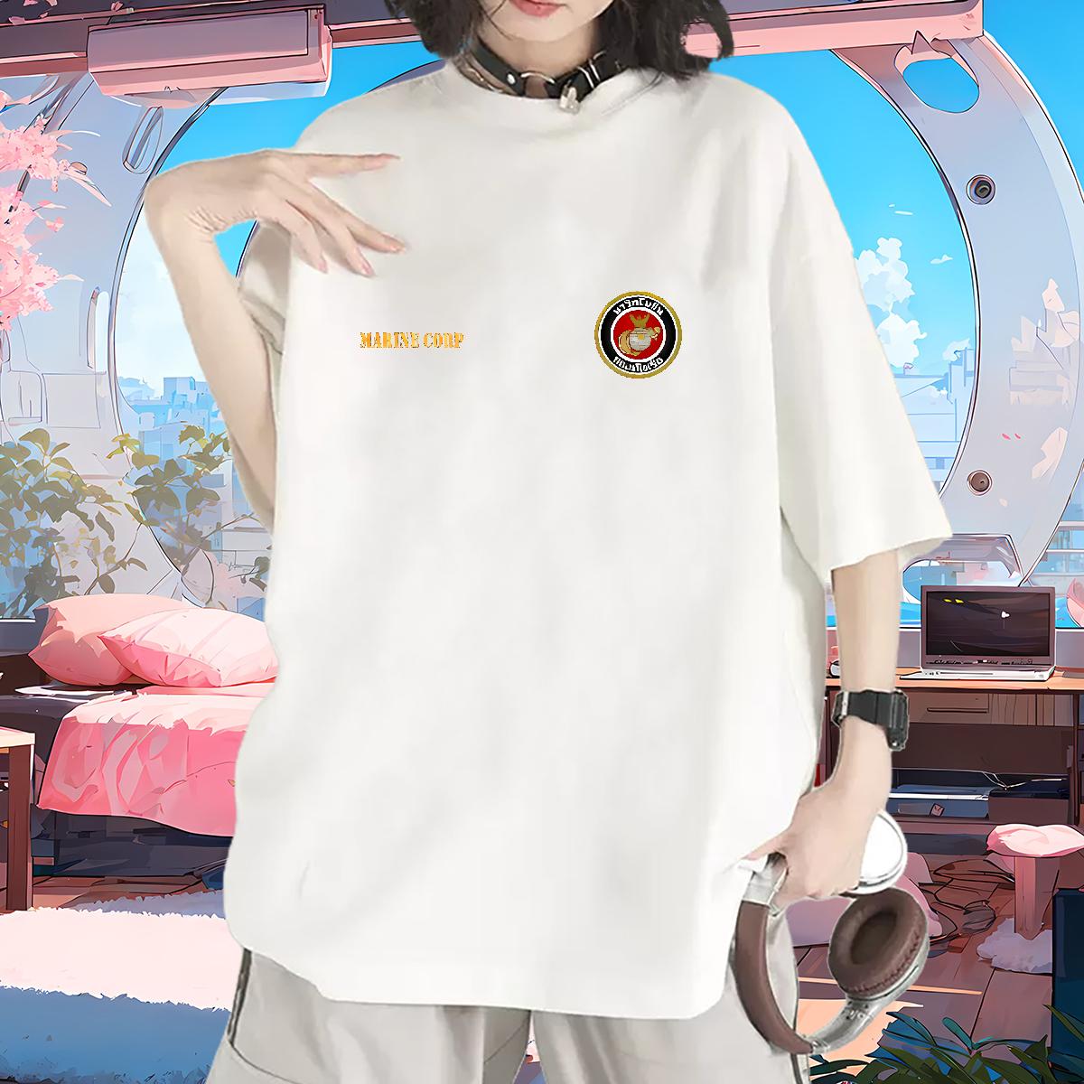 Soft T Shirt For Woman Round Neck Short Sleeve Clothes Shirt Sports Street Wear 2024 Designer Unisex Tshirts Customized Print