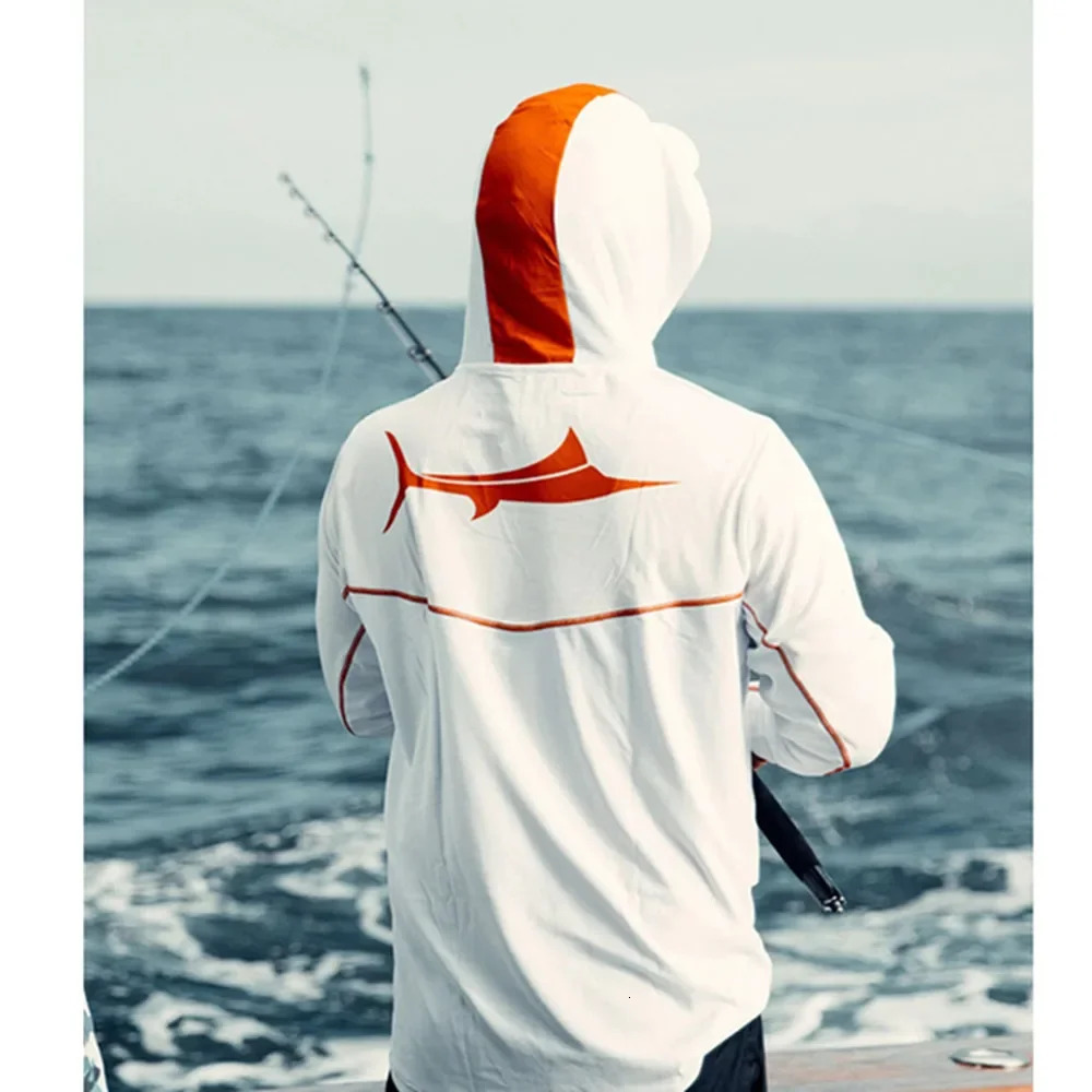 BILLFISH Gear Fishing Hoodie Shirt UV Protection Fishing Clothes UPF 50 Jersey Men Outdoor Summer Fishing Shirt Camisa De Pesca 240709