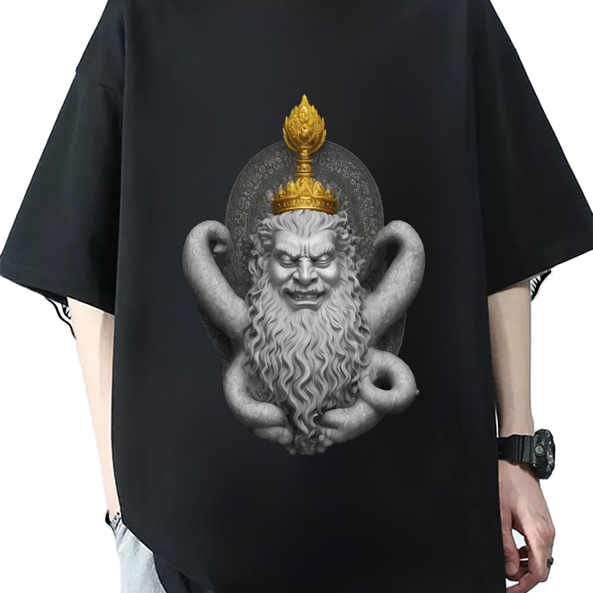 Cool Men Tops Tees Breathable Crew Neck Daily Outfit Men T Shirts Custom Print Oversized New Arrival Clothings