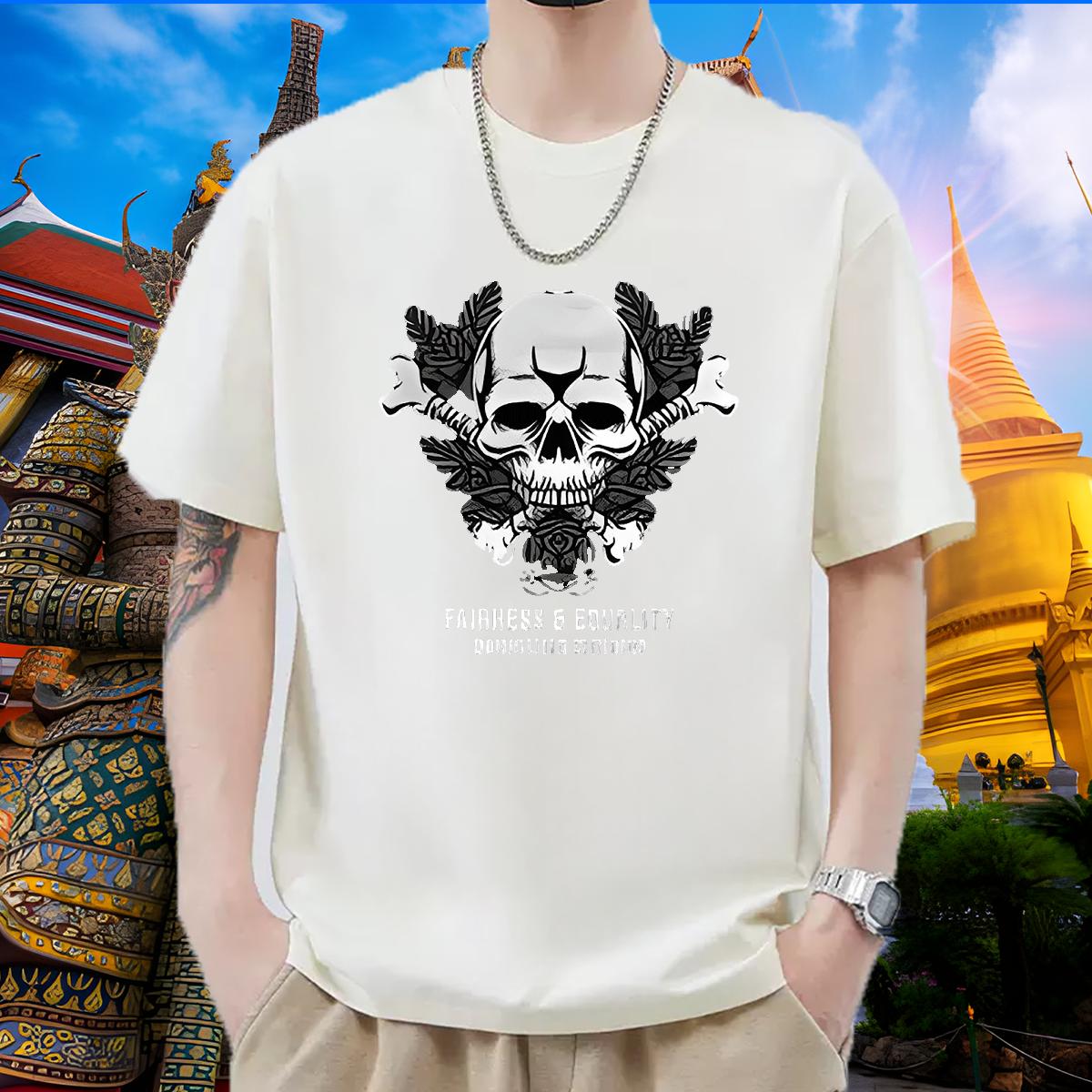 2024 Designer Mens T Shirts Custom Cartoon Tshirt for Man Woman Casual Beach Cotton Breathable Loose Tshirts