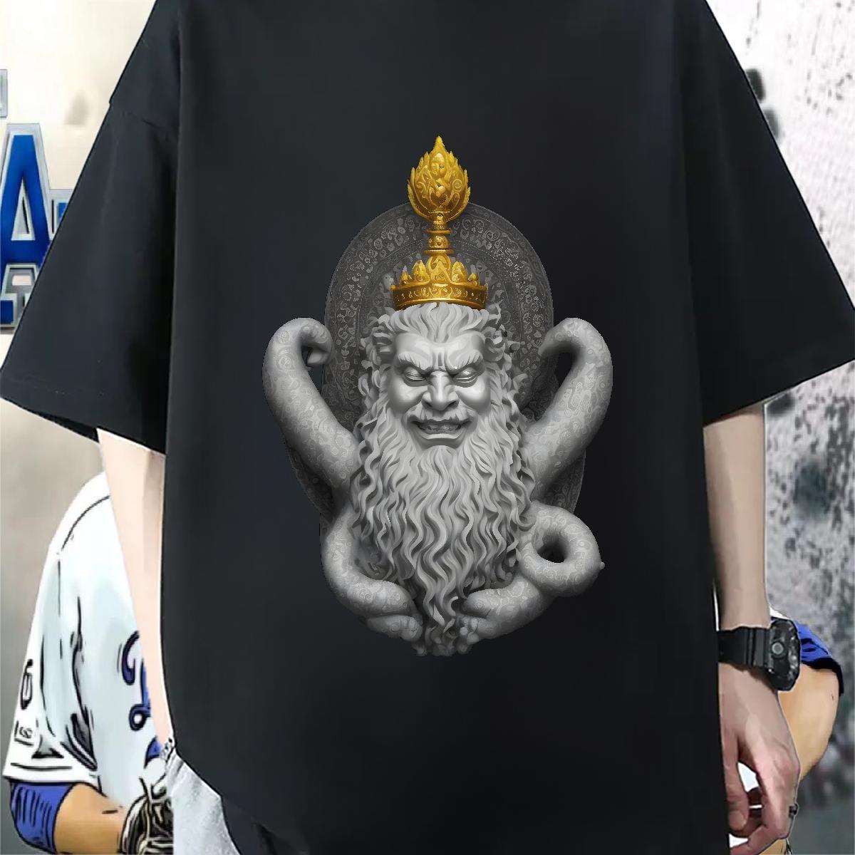 Custom T-Shirts DIY Printed Casual Daily Wear Men Tees 180g Cotton Cool