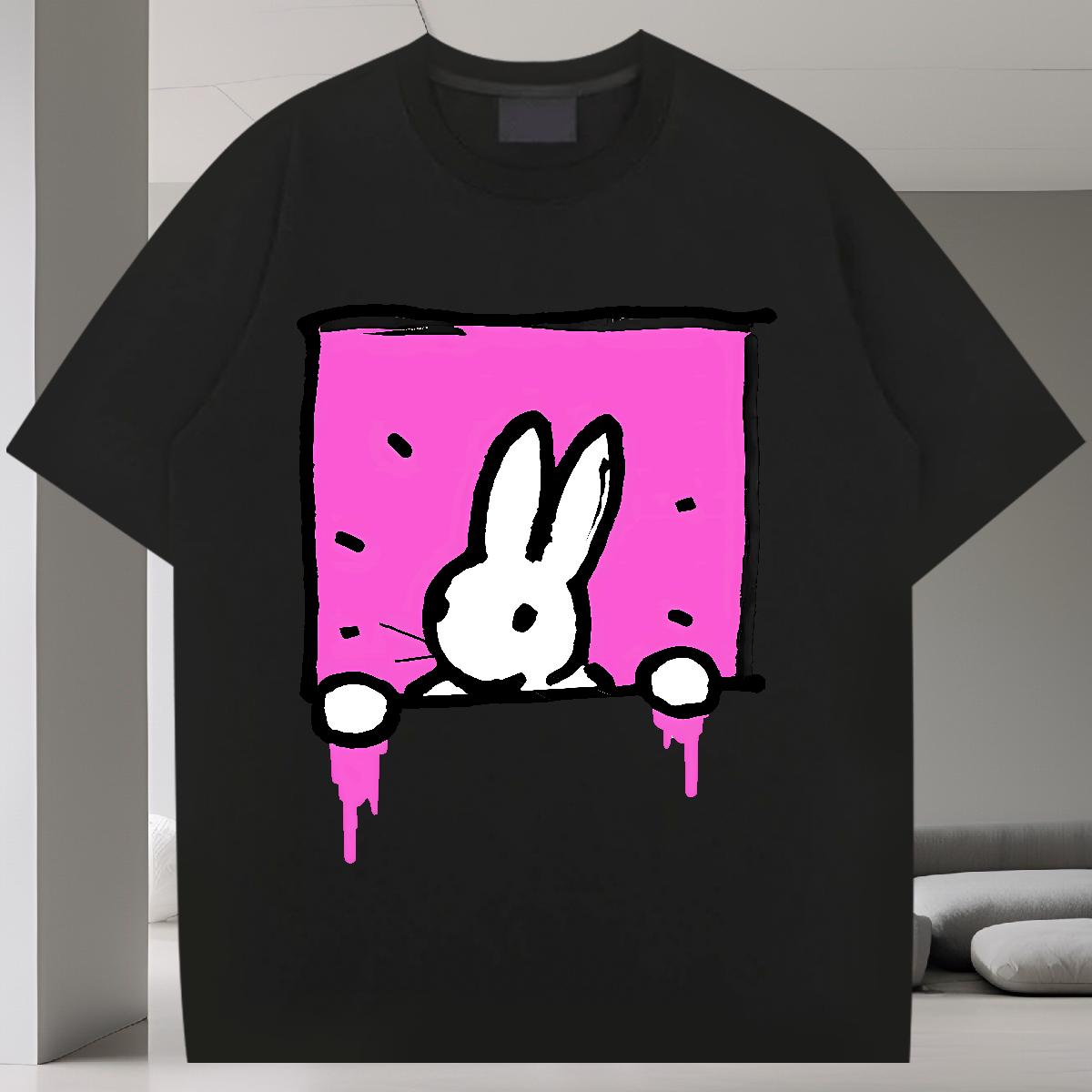 DIY T-Shirts for Men Anime Print Street wear Hip Hop Men Tshirts Short Sleeve Cotton O-Neck 5A