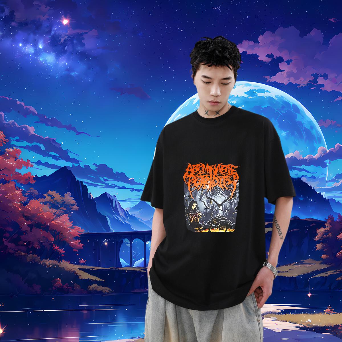 Loose T Shirts Men Street Wear O-Neck Short Sleeve Cotton Men Tees Fashion Oversized S-3XL Tshirts