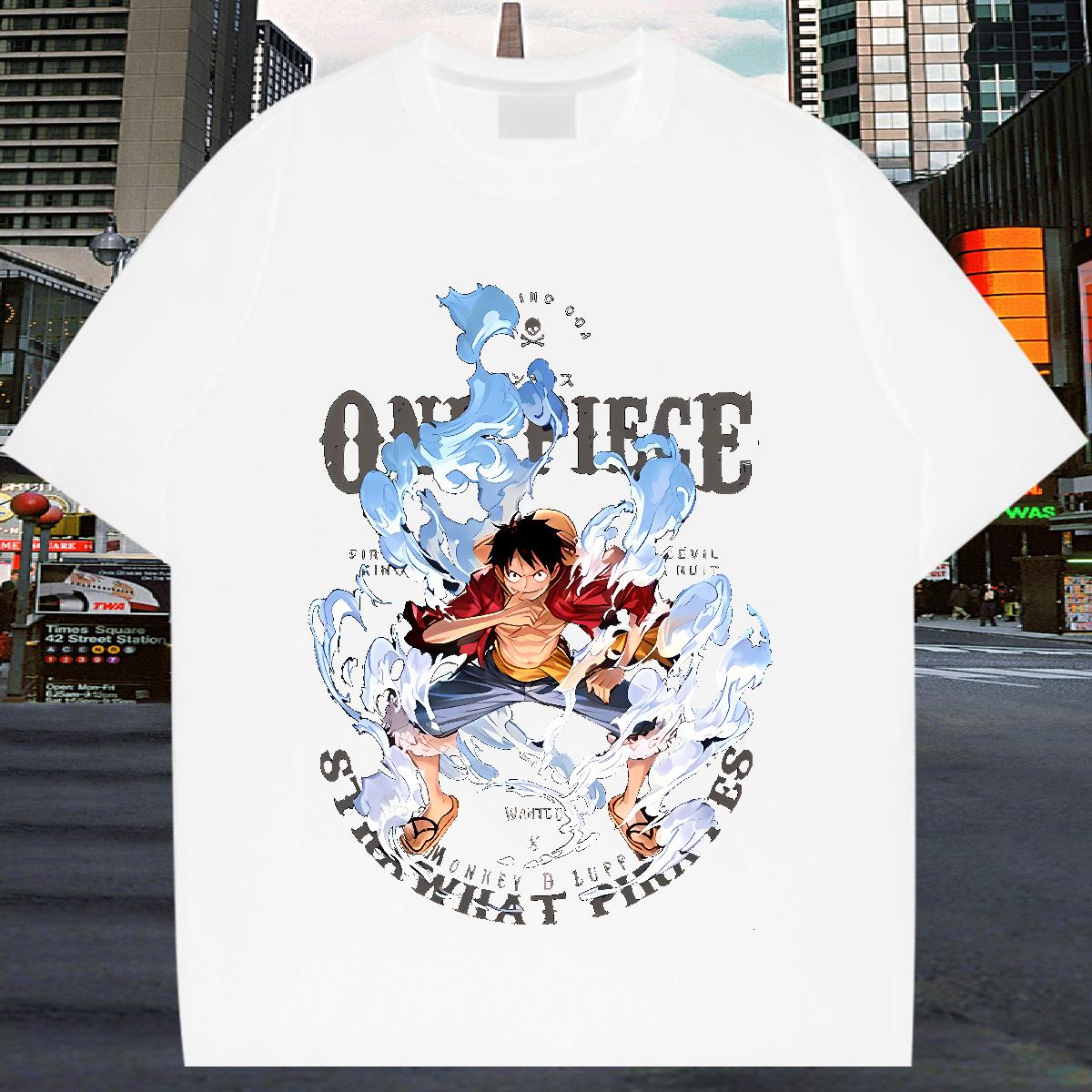 Classic T-Shirts for Men Beach O-Neck Short Sleeve Cotton Men Tops Tees DIY Custom Anime Top Tees