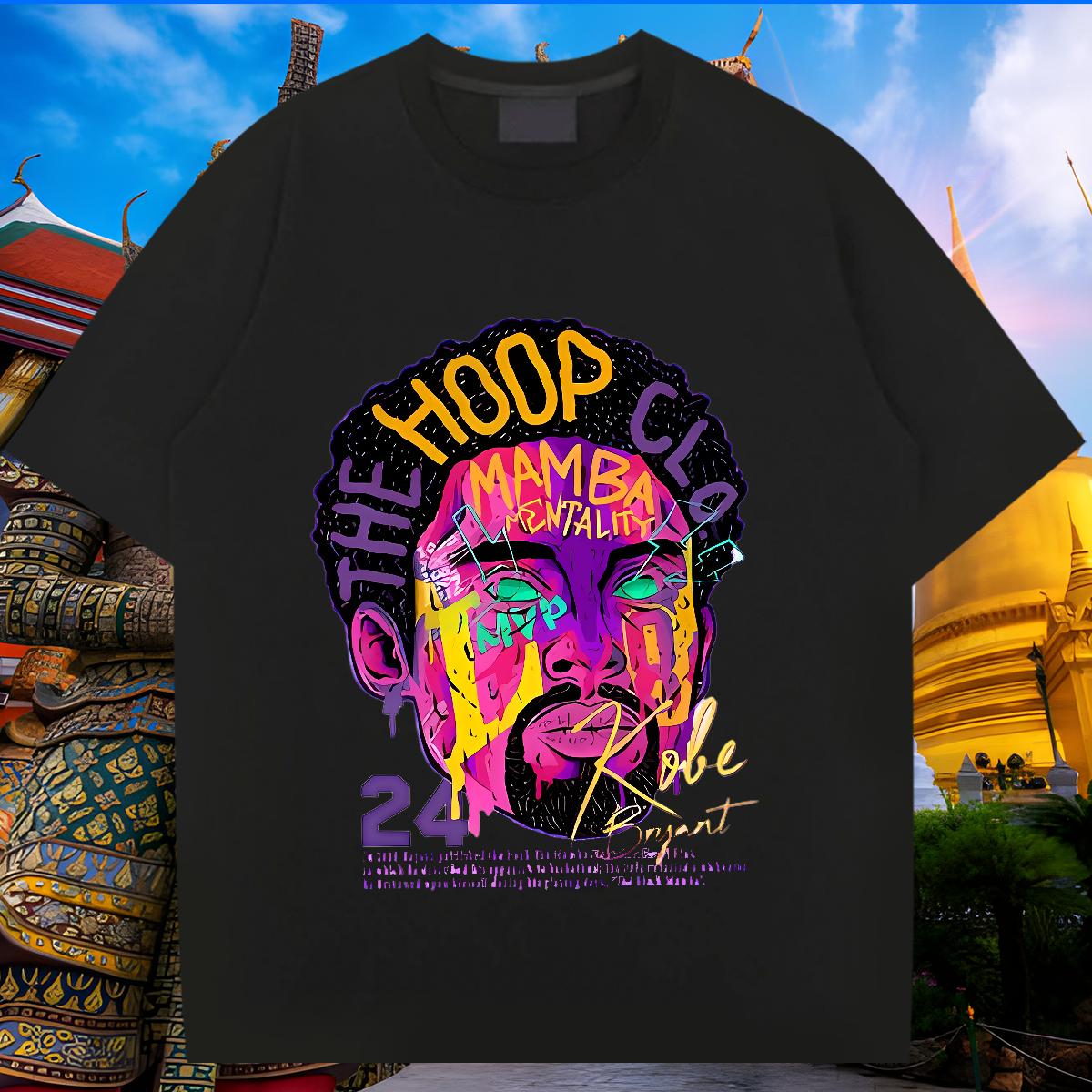 5A Mens T Shirts Hip Hop Street Crew Neck Cotton Tshirts Casual New Plus Size Cartoon Clothings