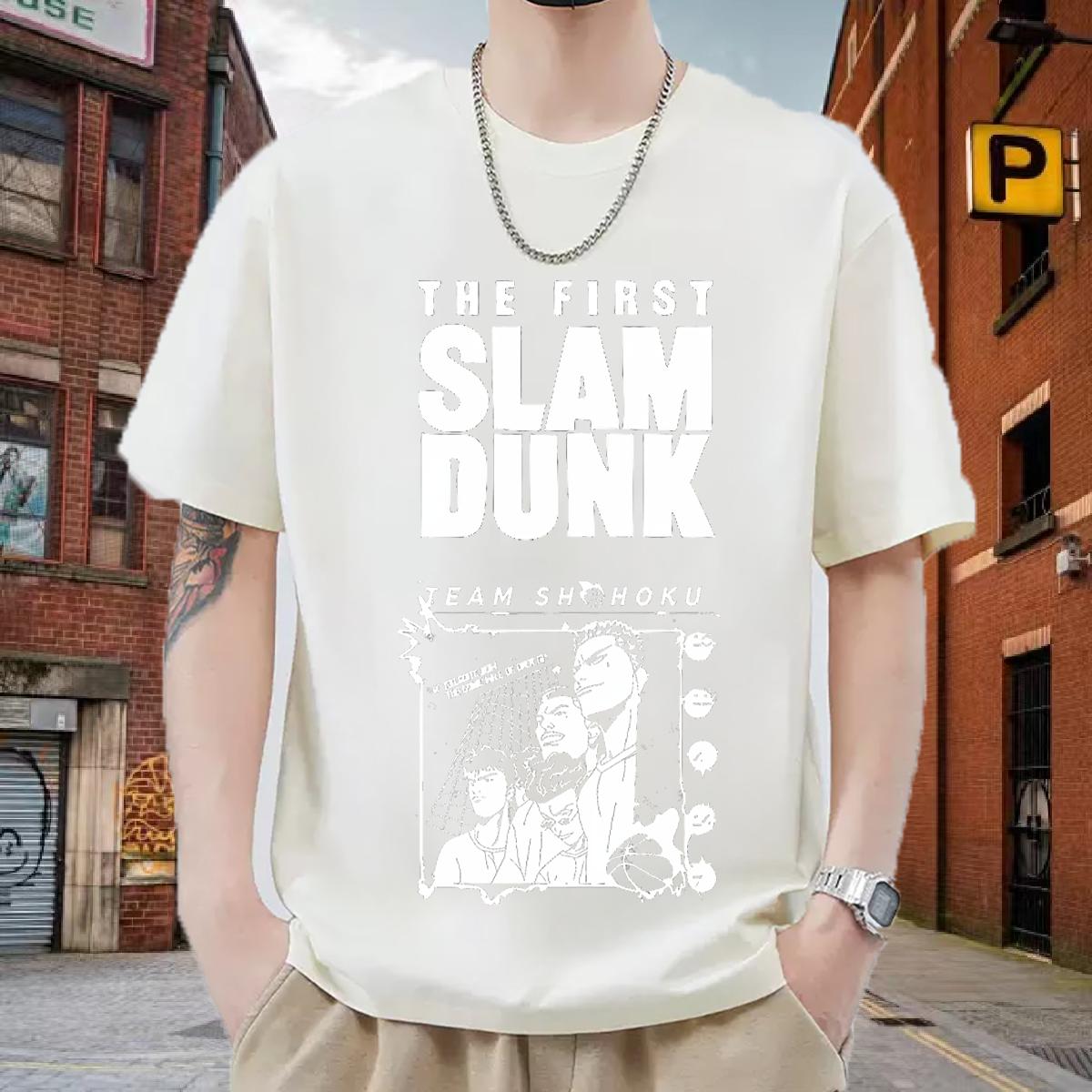 Brand Tshirts Crew Neck Cotton Breathable Anime Printing Street T Shirts Men DIY Customized Clothes