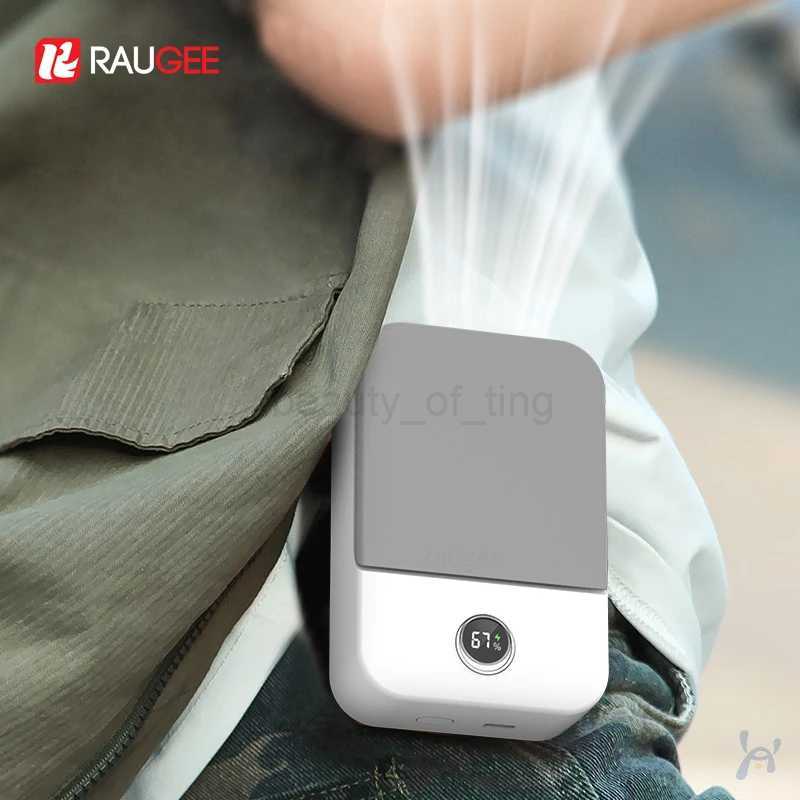 2000Mah Hanging Neck Waist Clip Fan Wearable Portable Fans 3 Speed USB Rechargeable Fan Waist Clip Fan For Outdoor RunningCL240712