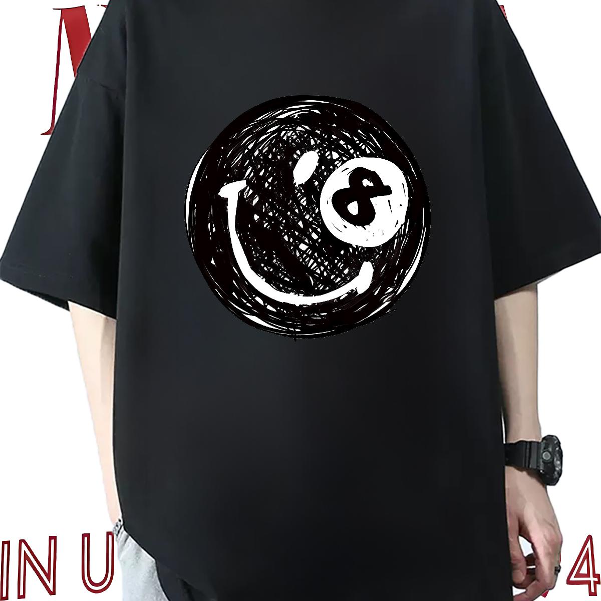 Casual New T Shirts Men Black White Men Clothes T-Shirt Casual Beach 180g Cotton Classic Tee Shirt